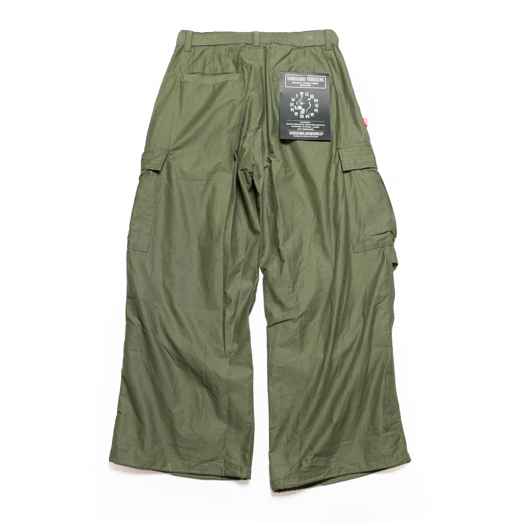 TANKER WIDE CARGO PANTS | Color:Khaki【VIRGOwearworks_ヴァルゴウェアワークス】VG-PT-448_Khaki