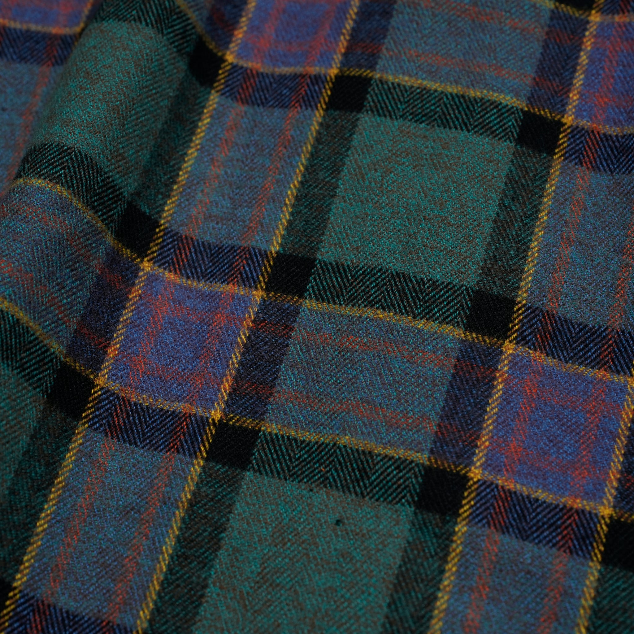 ef404-20 | Check button sleeve shirts | Color:Green Check【EFFECTEN_エフェクテン】