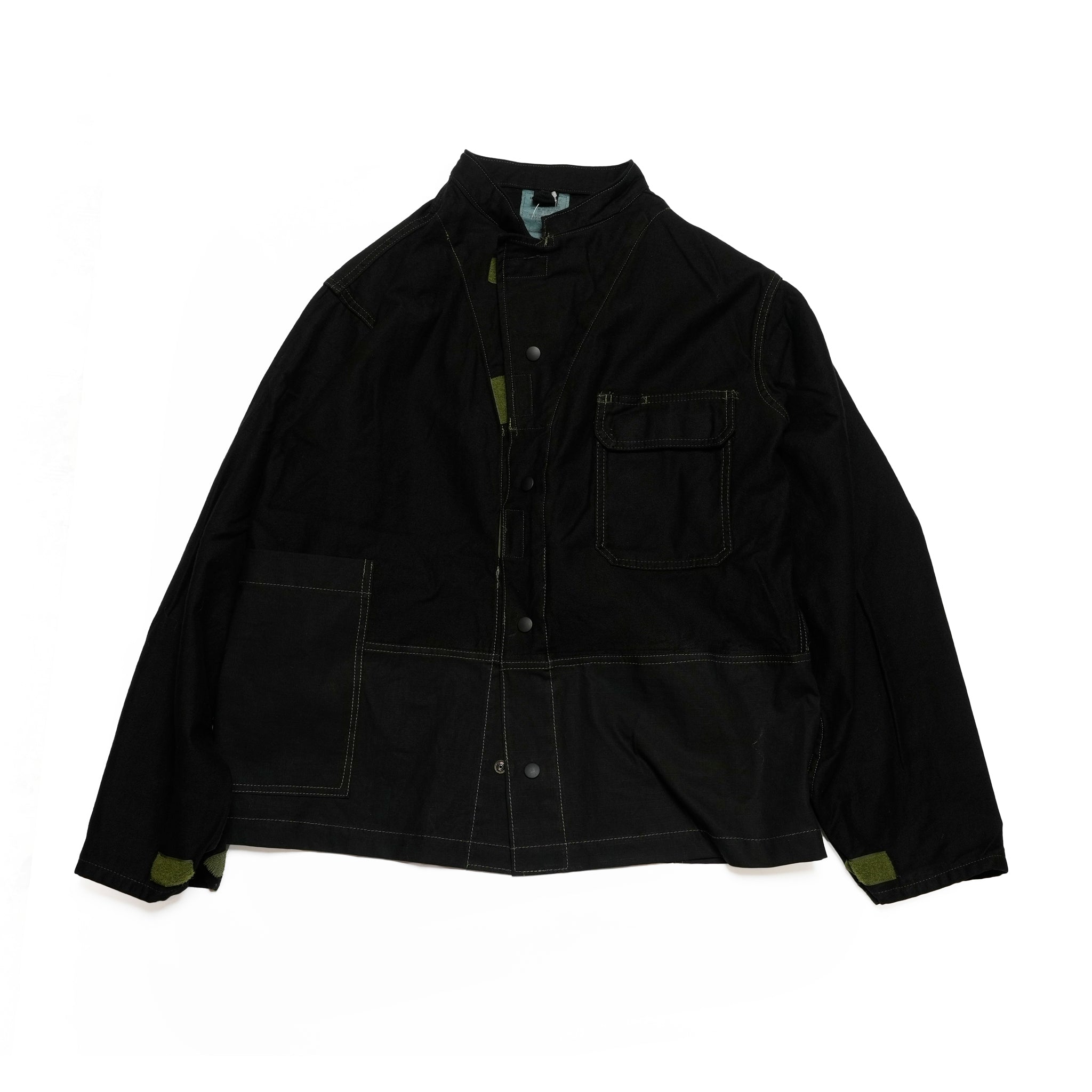 MEC COVERALL JACKET | Color_Dyed Black | No_odd2025aw-003【ODDMENT_オッドメント】