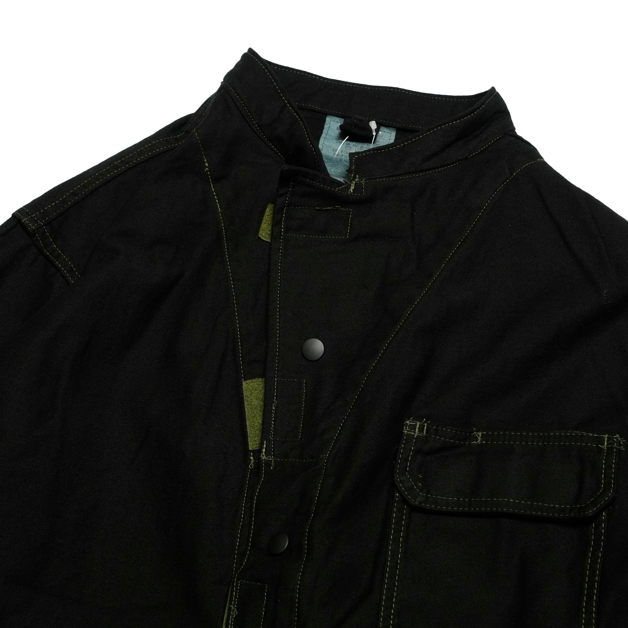 MEC COVERALL JACKET | Color_Dyed Black | No_odd2025aw-003【ODDMENT_オッドメント】