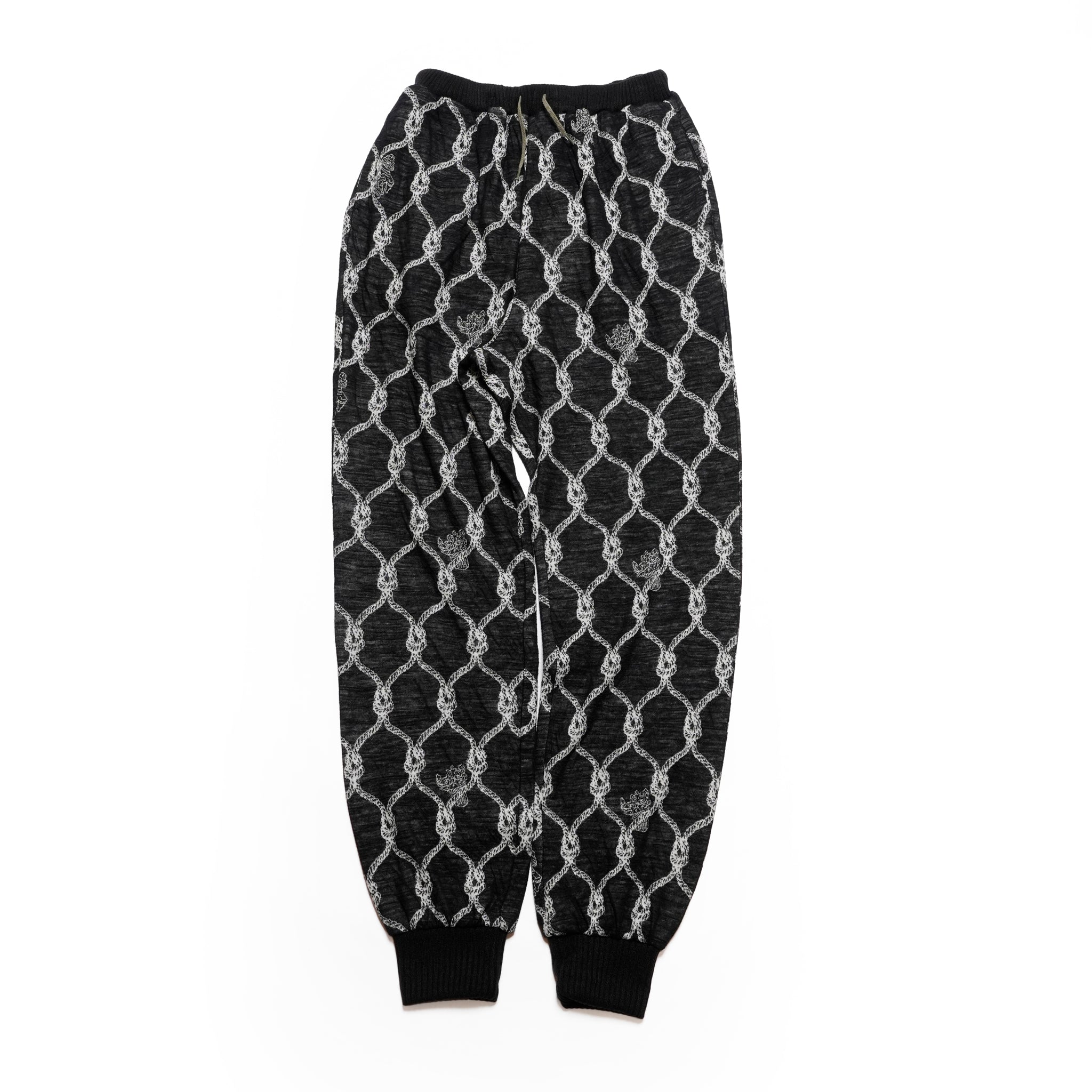 Origin Jacquard Jodhpurs | Color_Black | No_bsd25aw-12_black【BEDSIDEDRAMA_ベッドサイドドラマ】