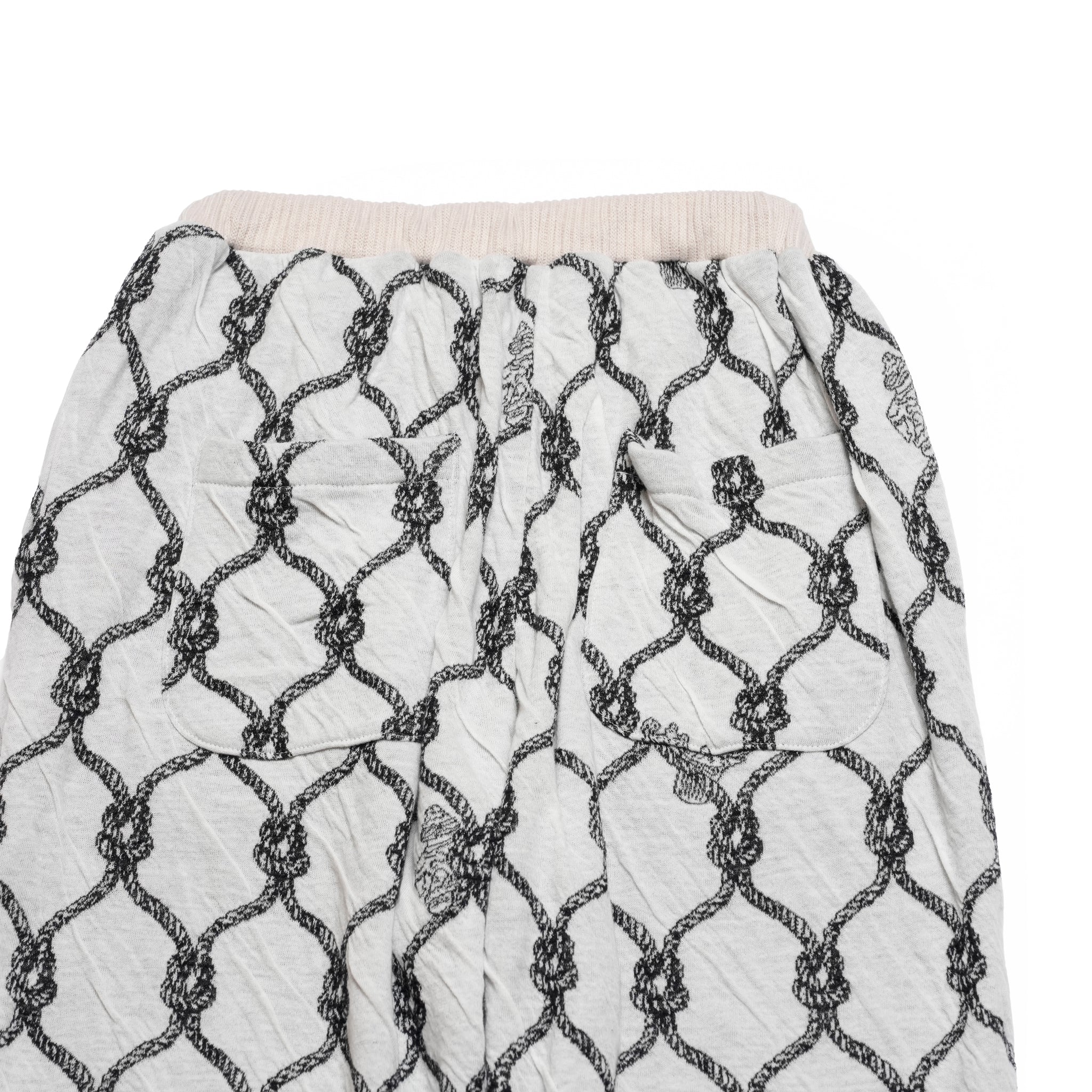 Origin Jacquard Jodhpurs | Color_ White | No_bsd25aw-12_ white【BEDSIDEDRAMA_ベッドサイドドラマ】