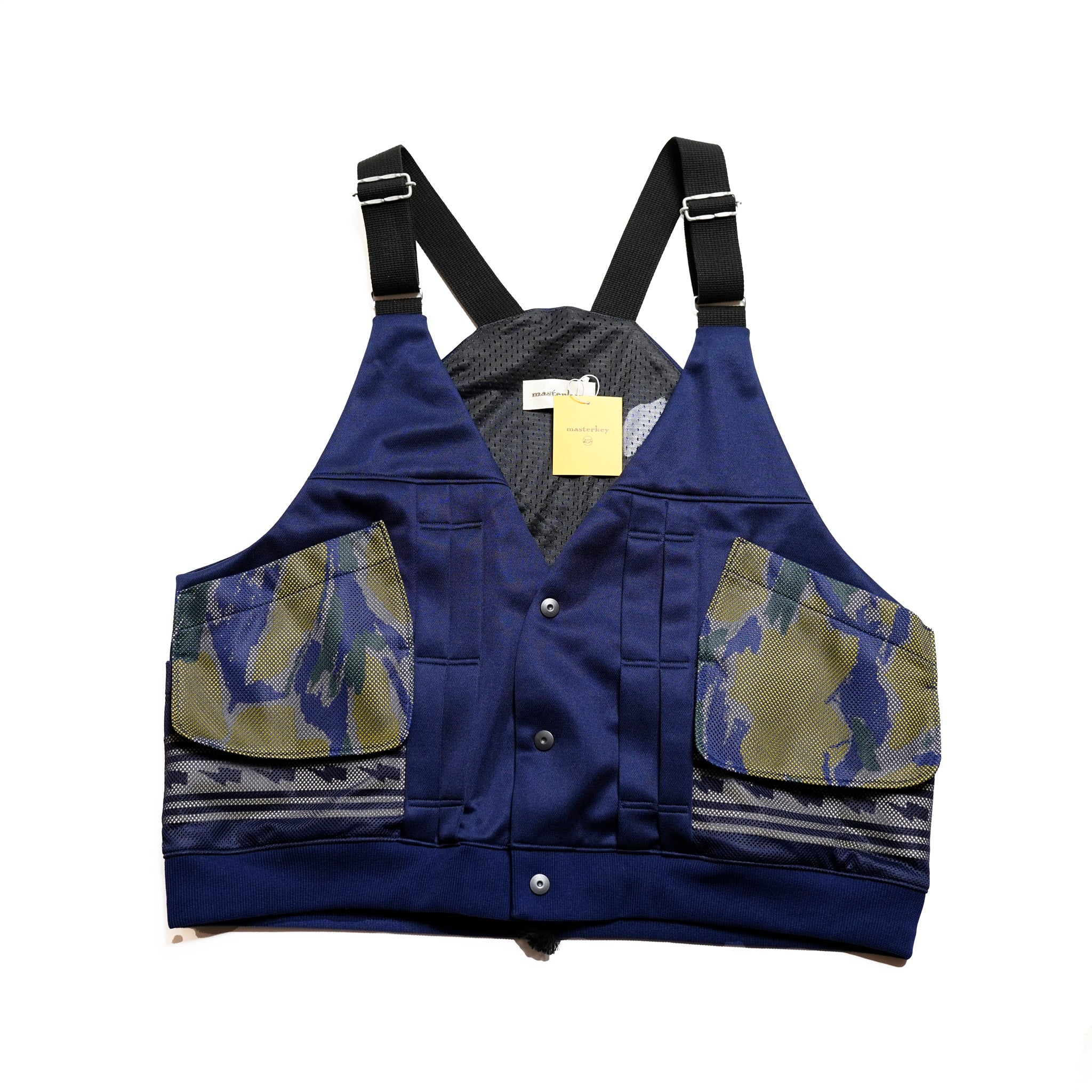 MK25S-V-01_Navy | MIRAGE VEST | Color:Navy【MASTERKEY_マスターキー】【入荷予定アイテム・入荷連絡可能】