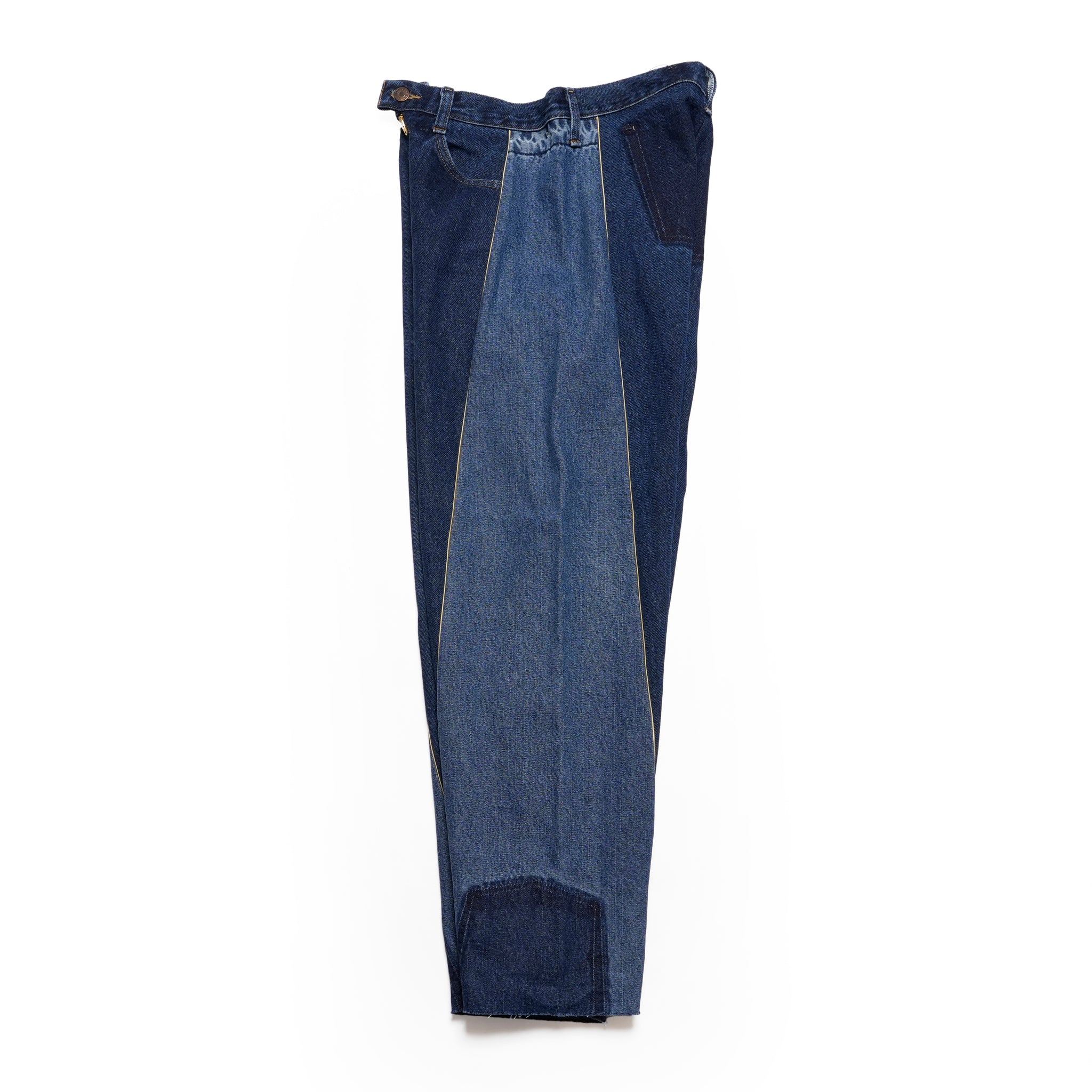 mate-278 | wフレアデニム | Color:7 | Size:S【REHERSALL_リハーズオール】