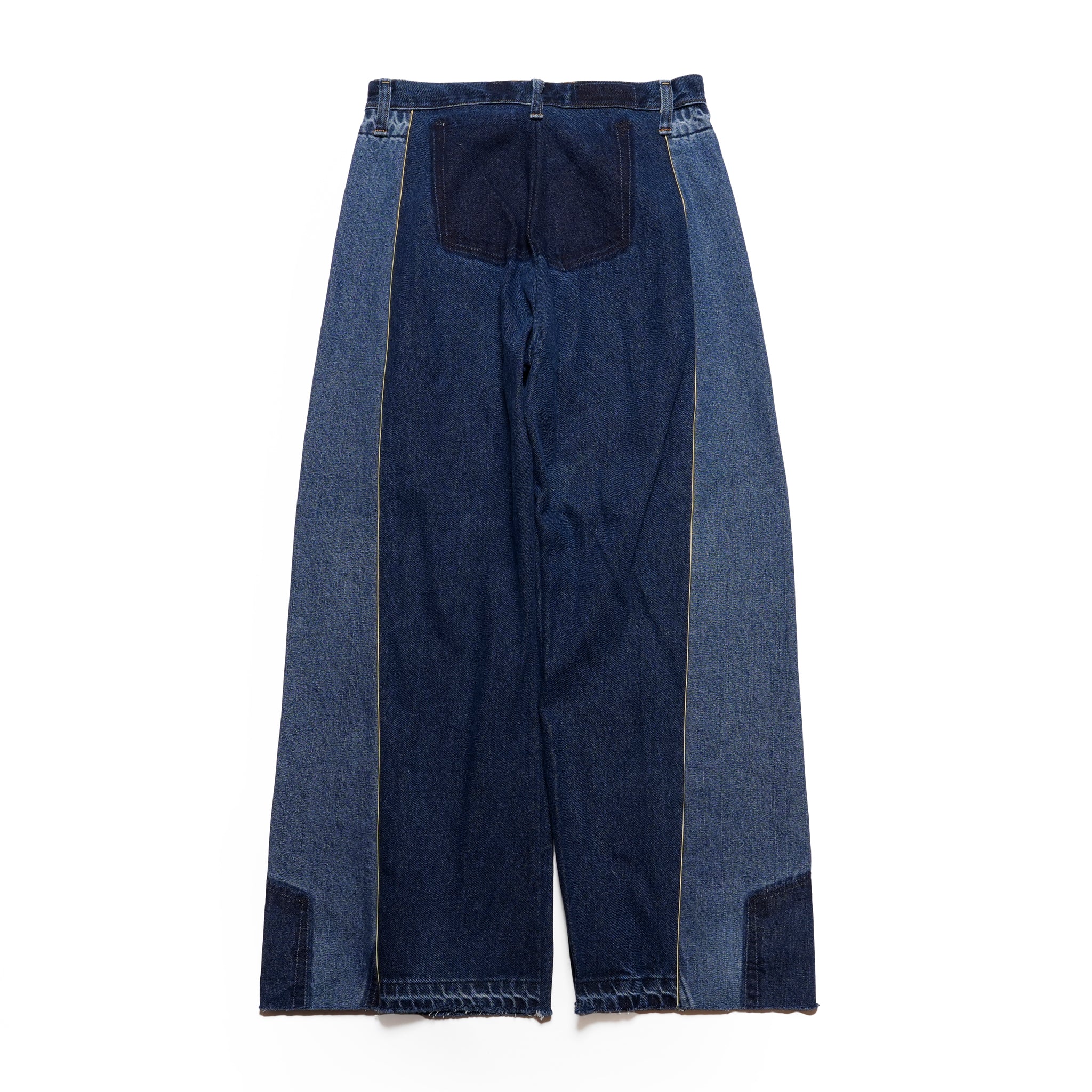 mate-278 | wフレアデニム | Color:7 | Size:S【REHERSALL_リハーズオール】