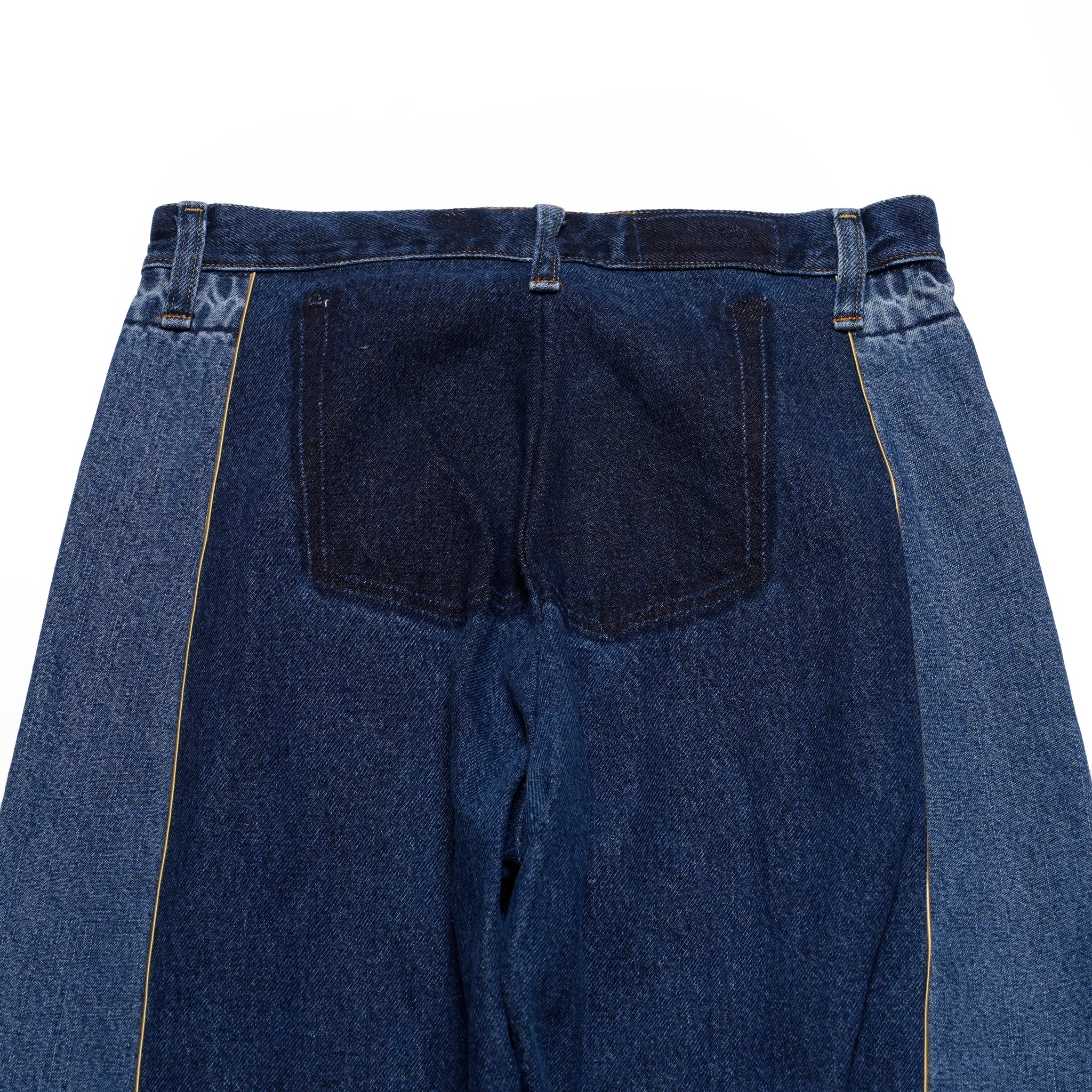 mate-278 | wフレアデニム | Color:7 | Size:S【REHERSALL_リハーズオール】