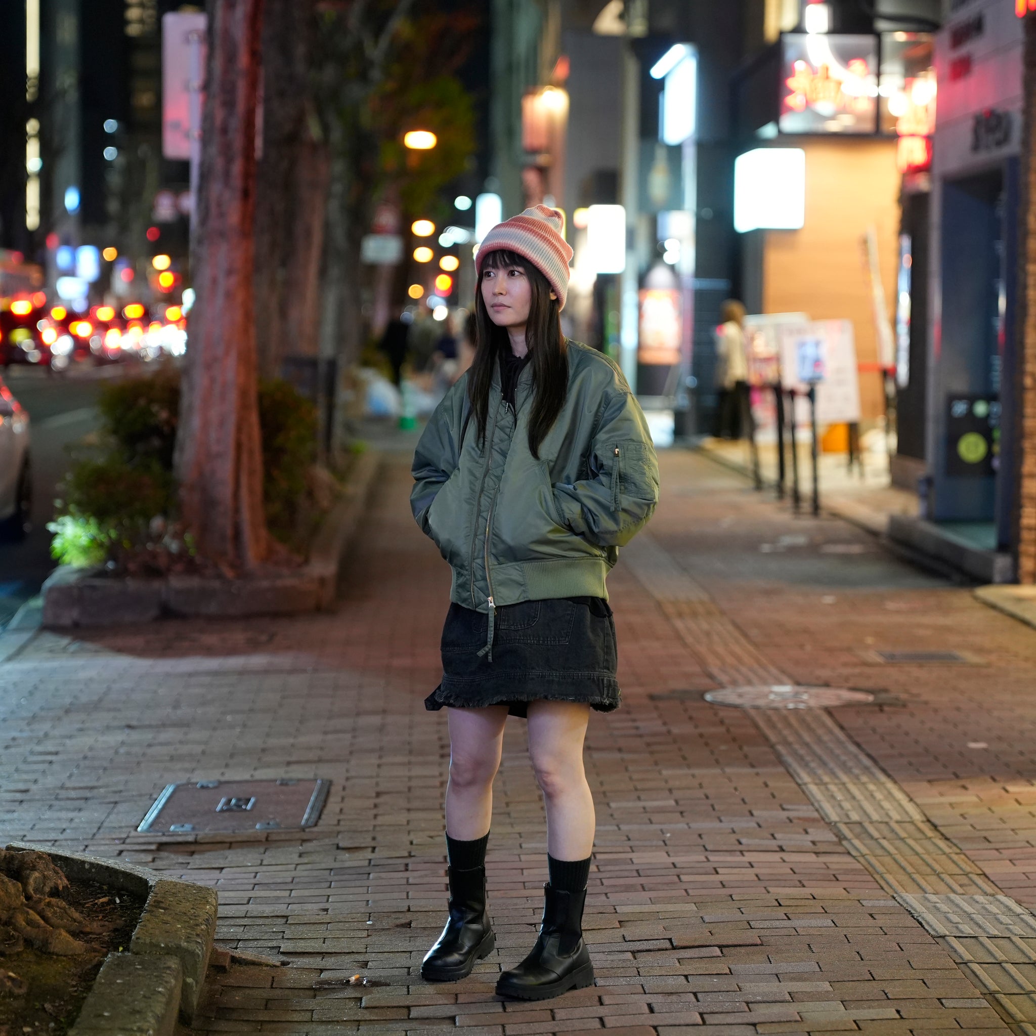 WIDE SQUARE MA-1 | Color_Olive | No_mil25fjk3240_olive【KHA:KI_