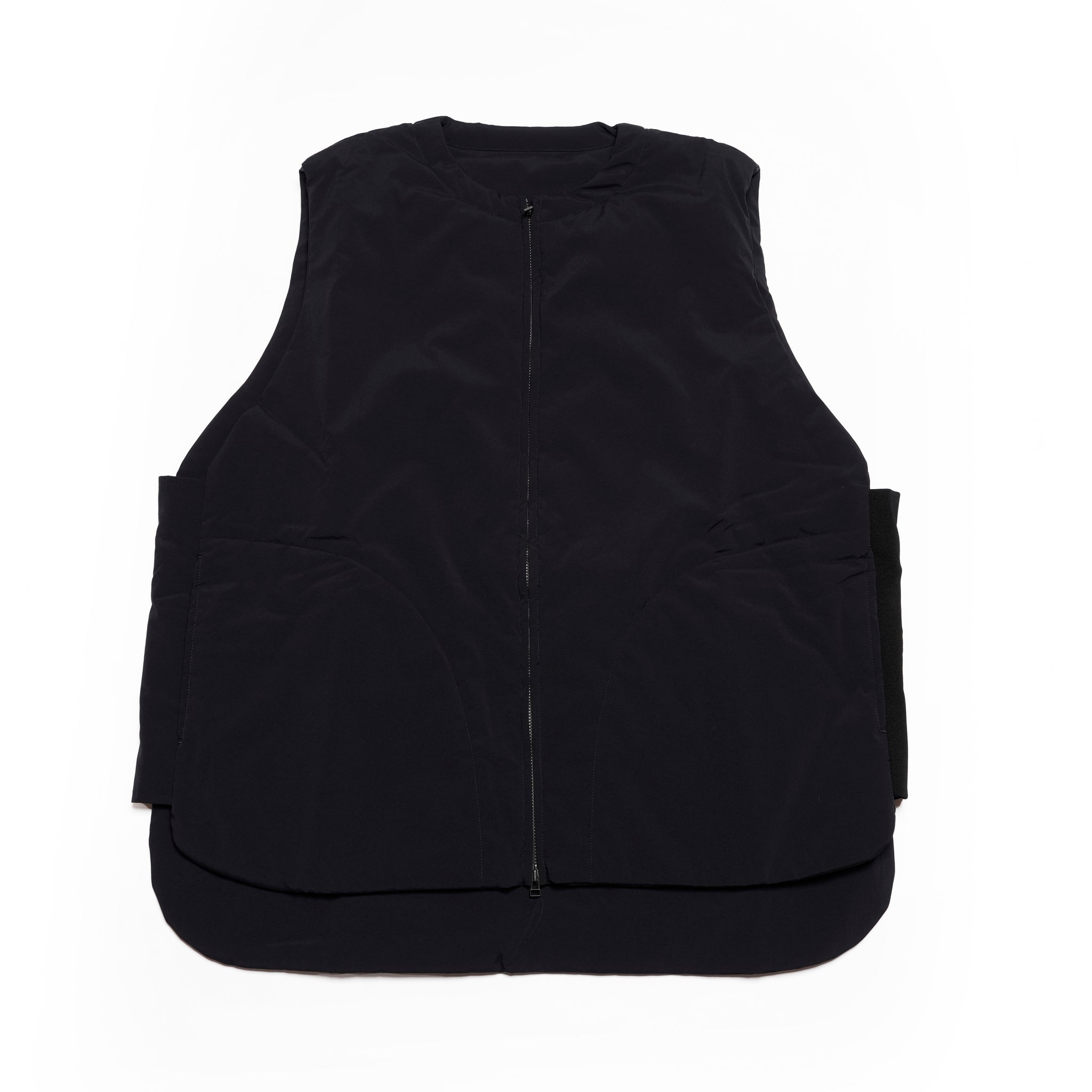 ジッパーベスト | Color_Color: Black | No__206_color: black【UNTRACE_アントレース】