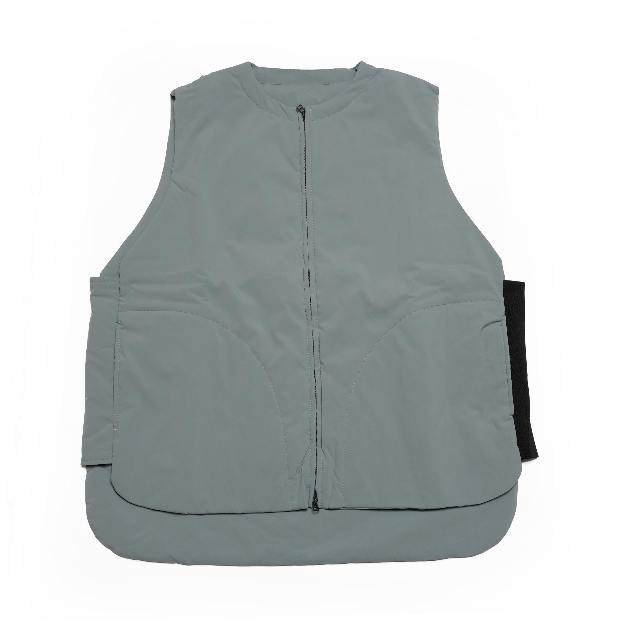 ジッパーベスト | Color_Color: Sage | No__206_color: sage【UNTRACE_アントレース】