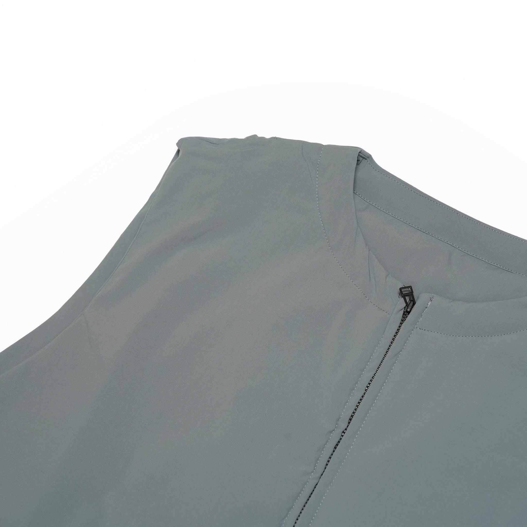 ジッパーベスト | Color_Color: Sage | No__206_color: sage【UNTRACE_アントレース】