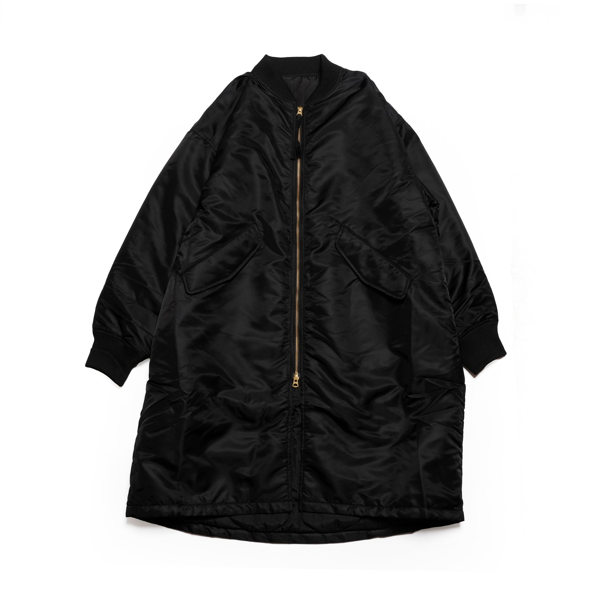 LONG MA-1 | Color_Black | No_mil25fjk3241_black【KHA:KI_カーキ】