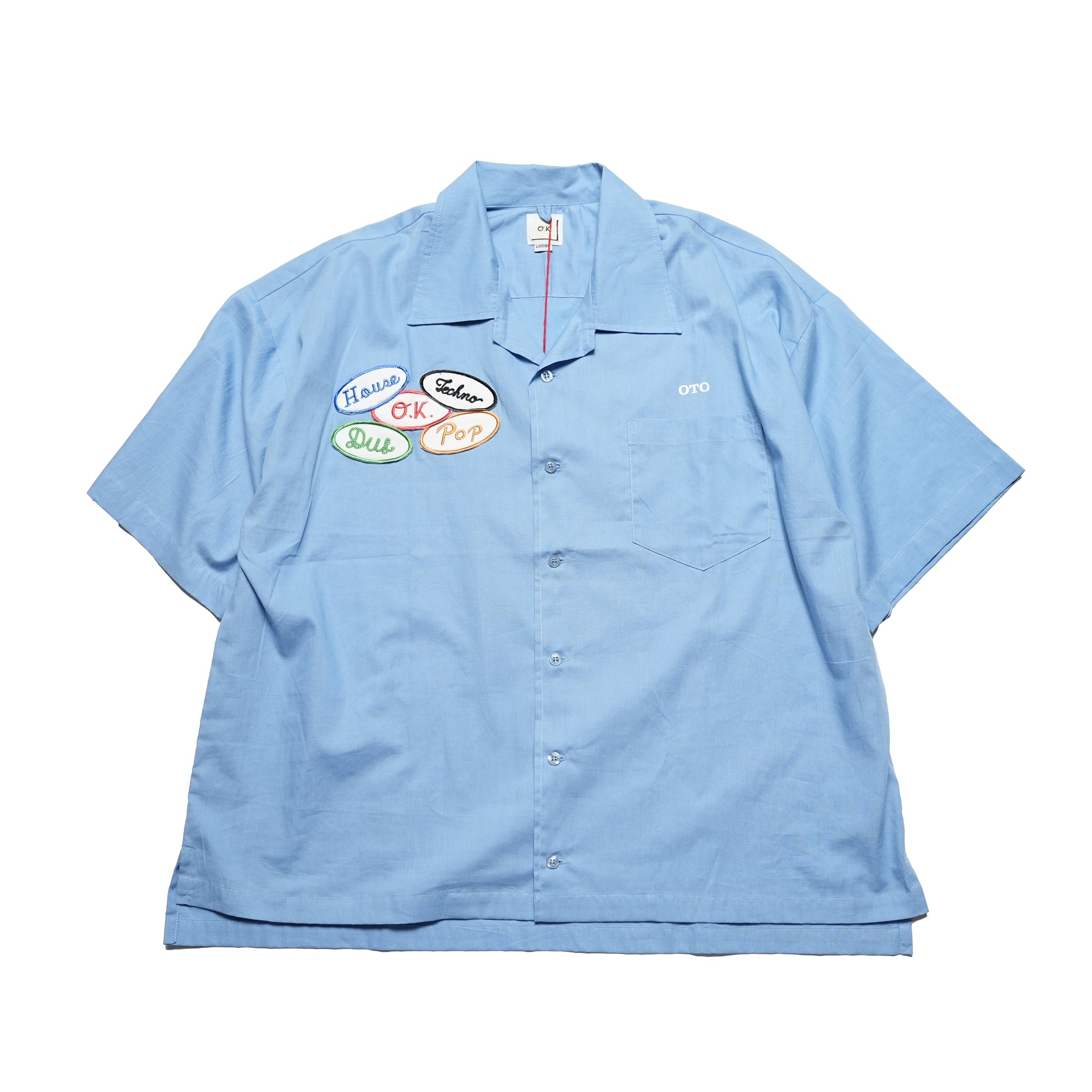 No:ok241-804 | Name:oto shirts | Color:Pink-Loose/Blue-Loose【OK_オーケー】