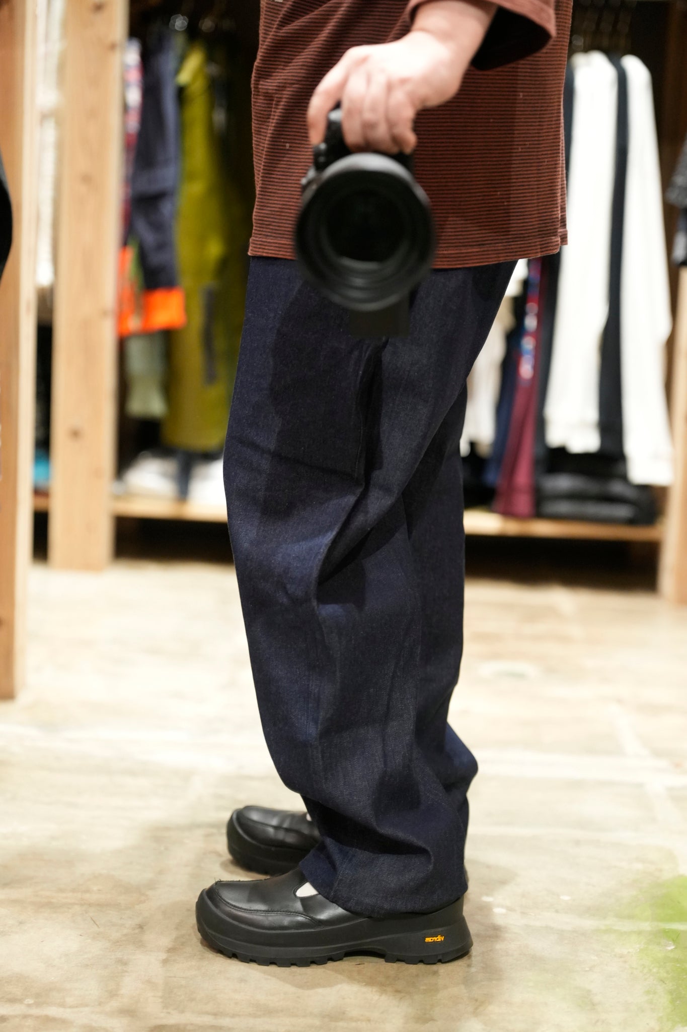 DAILY DIGGING (DENIM Pants)  | Color:#Indigo Denim Unwashed(Deep/Light) | Size:S/M/L/XL | 【SMOKE T ONE_スモークトーン】【D-SPORT WEAR】