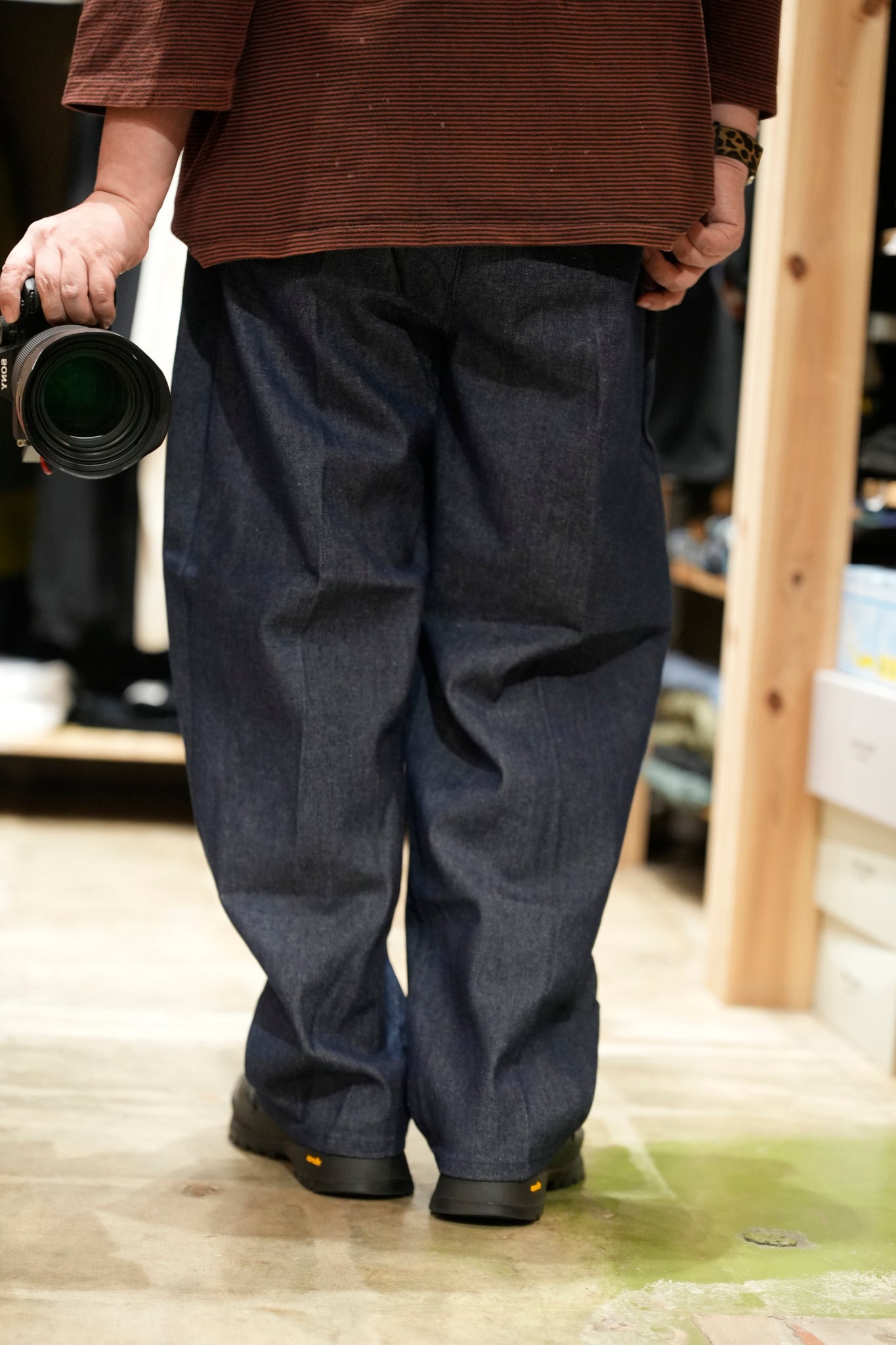 DAILY DIGGING (DENIM Pants)  | Color:#Indigo Denim Unwashed(Deep/Light) | Size:S/M/L/XL | 【SMOKE T ONE_スモークトーン】【D-SPORT WEAR】