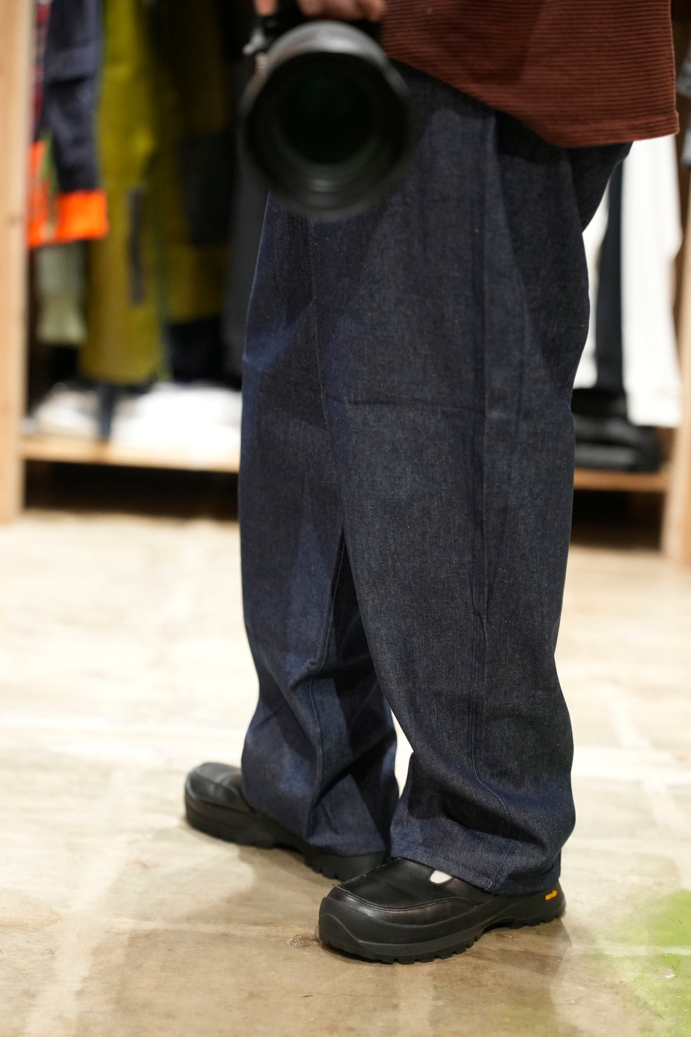 DAILY DIGGING (DENIM Pants)  | Color:#Indigo Denim Unwashed(Deep/Light) | Size:S/M/L/XL | 【SMOKE T ONE_スモークトーン】【D-SPORT WEAR】