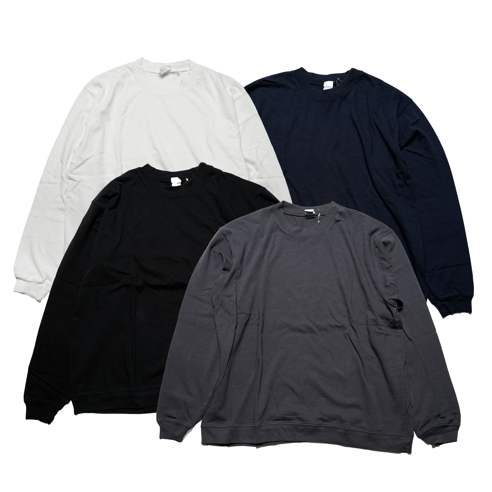 No:cstm02 | Name:Heavy Coton Sweat Shirts | Color:#White,#Black,#Navy,#Charcoal | Size:M/L/XL | 【SMOKE TONE×CAMBER】【SMOKE T ONE】【ONE CS FITS ALL】