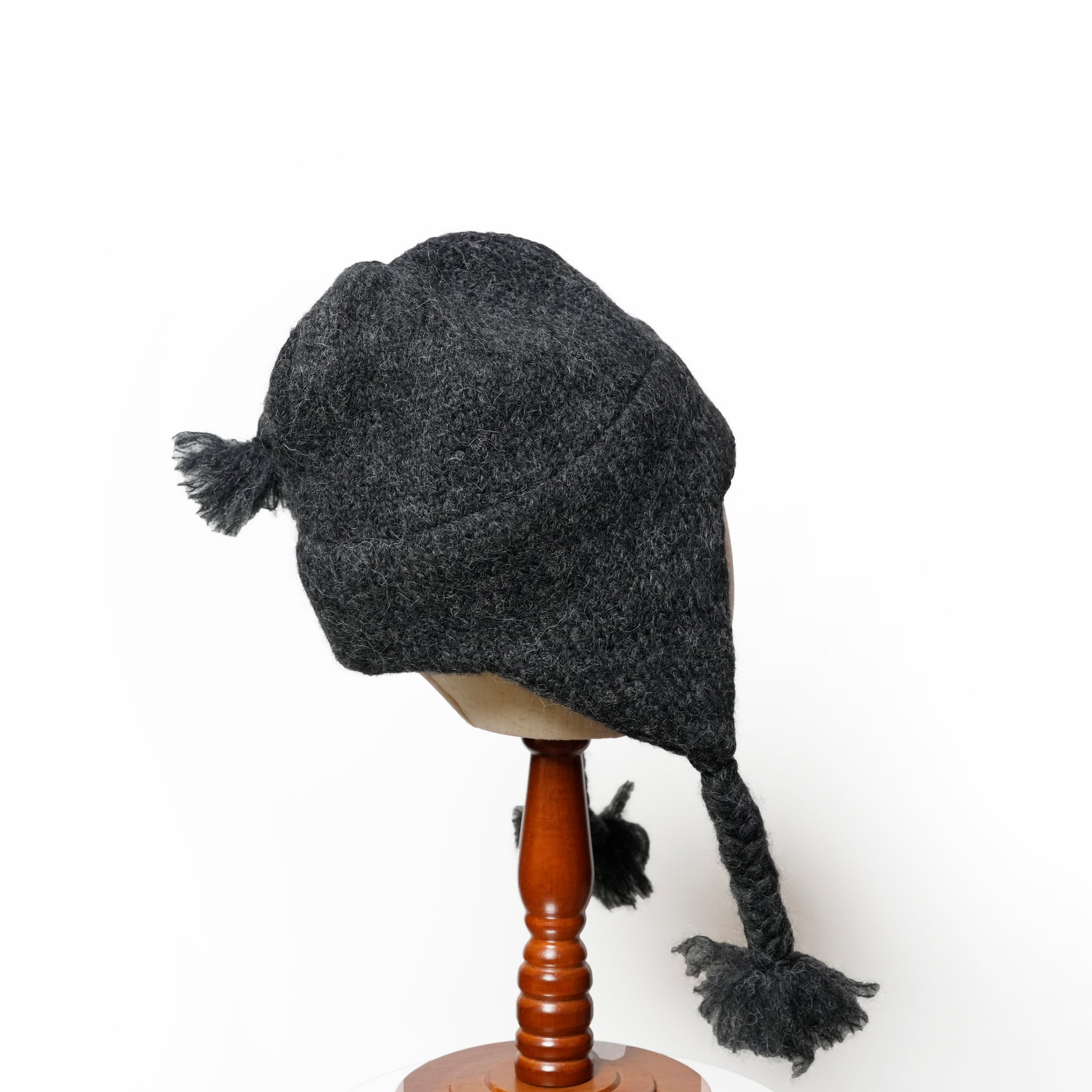 Alpaca Shaggy Chullio Hat | Color_Charcoal | No_prc05-02_charcoal【MONITALY_モニタリー】
