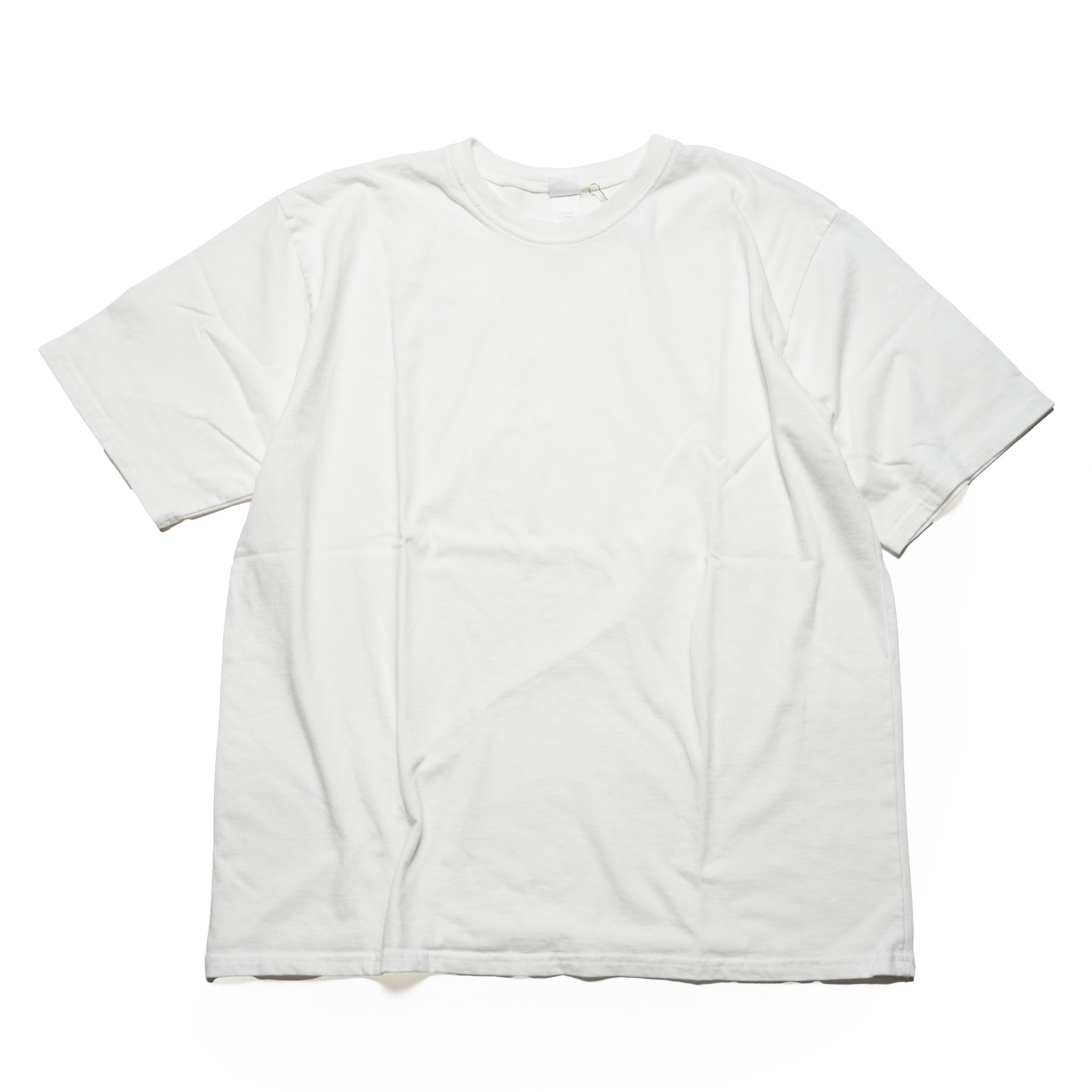 No:cstm01 | Name:Heavy Coton SS Tee | Color:#White| Size:M/L/XL | 【SMOKE T ONE】【Smoke T One】【ONE CS FITS ALL】