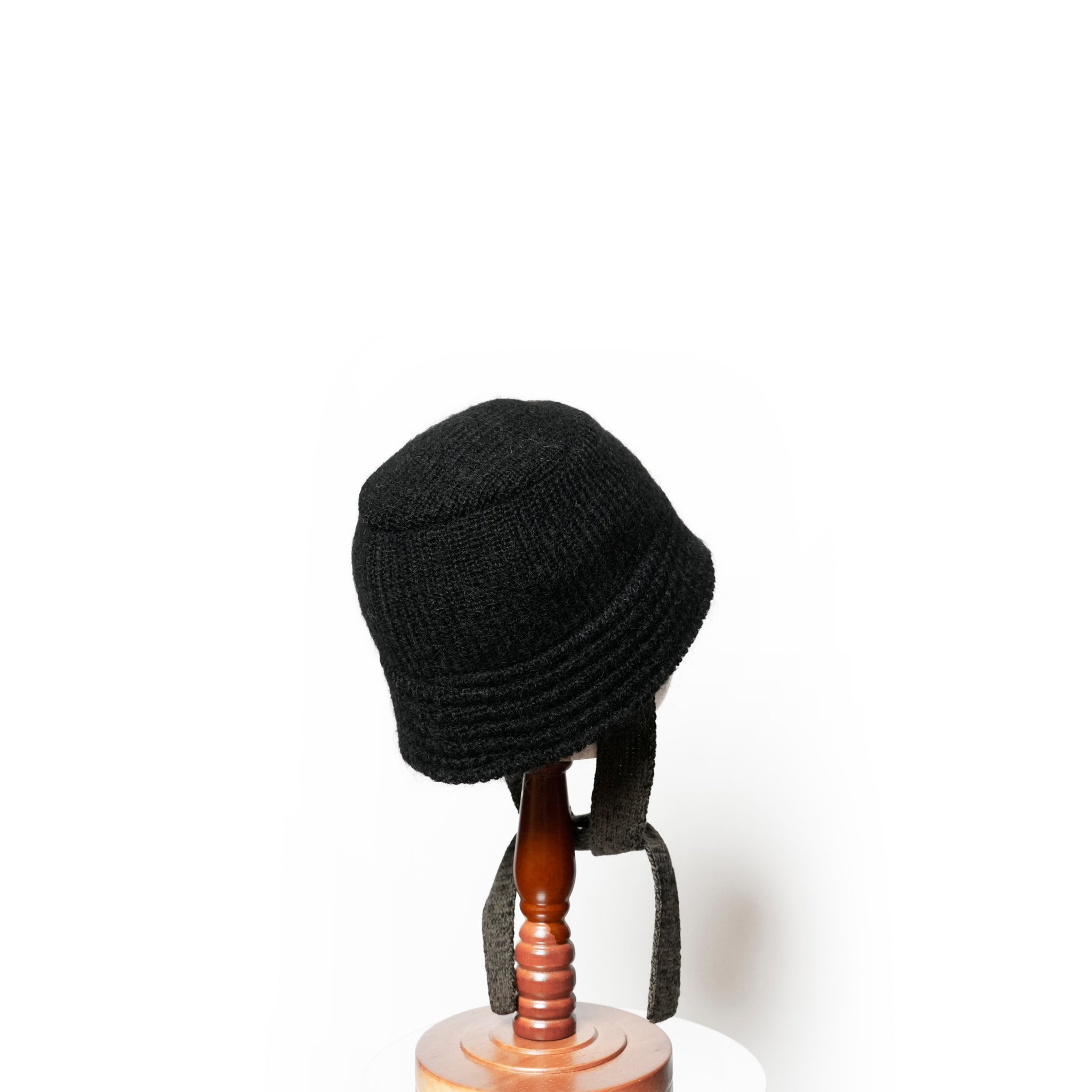 Mohair Knit Bucket Hat | Color_Ivory / Grayge / Black | No_rl-25-037w【RACAL_ラカル】