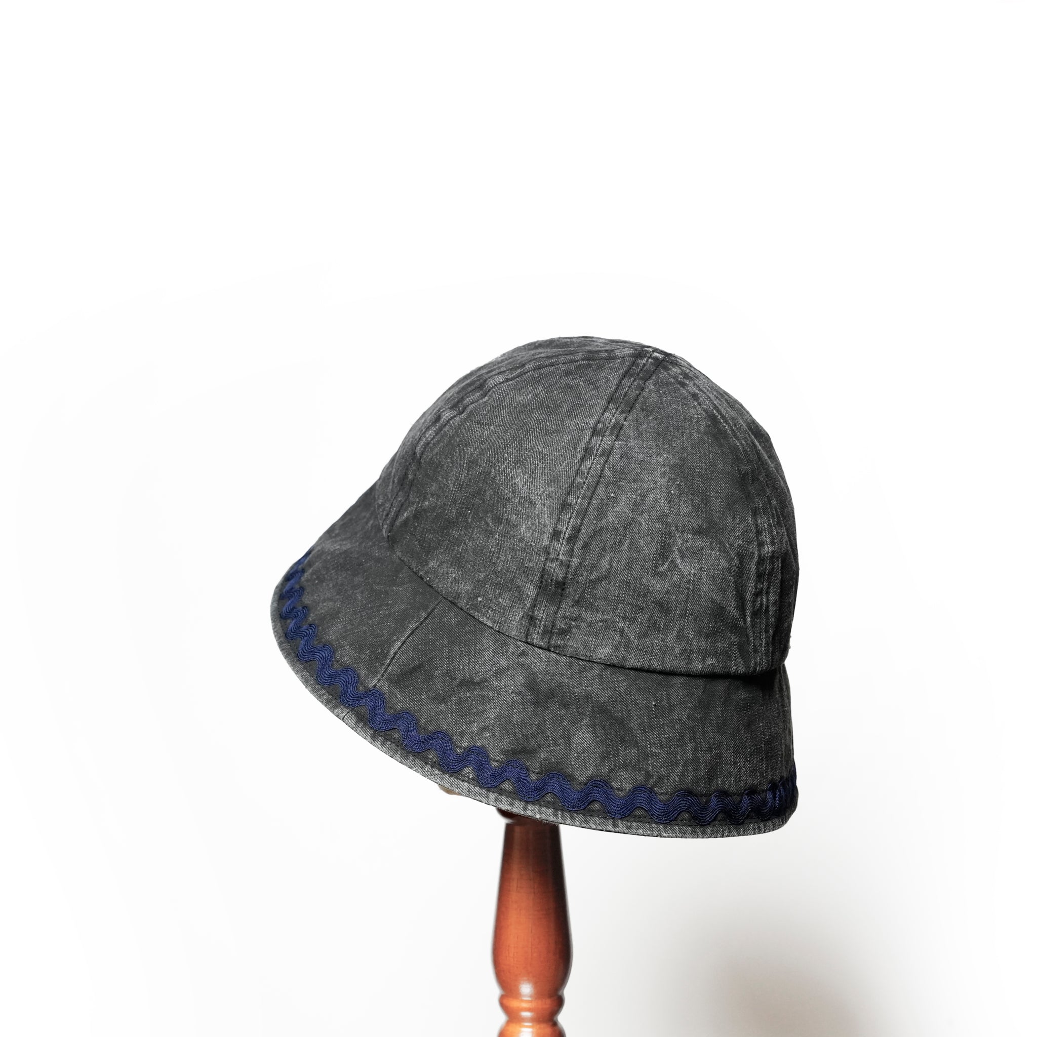 Logo Metro Hat | Color_Indigo / Black | No_ia-25-128【INDIETRO ASSOCIATION_インディエトロアソシエーション】