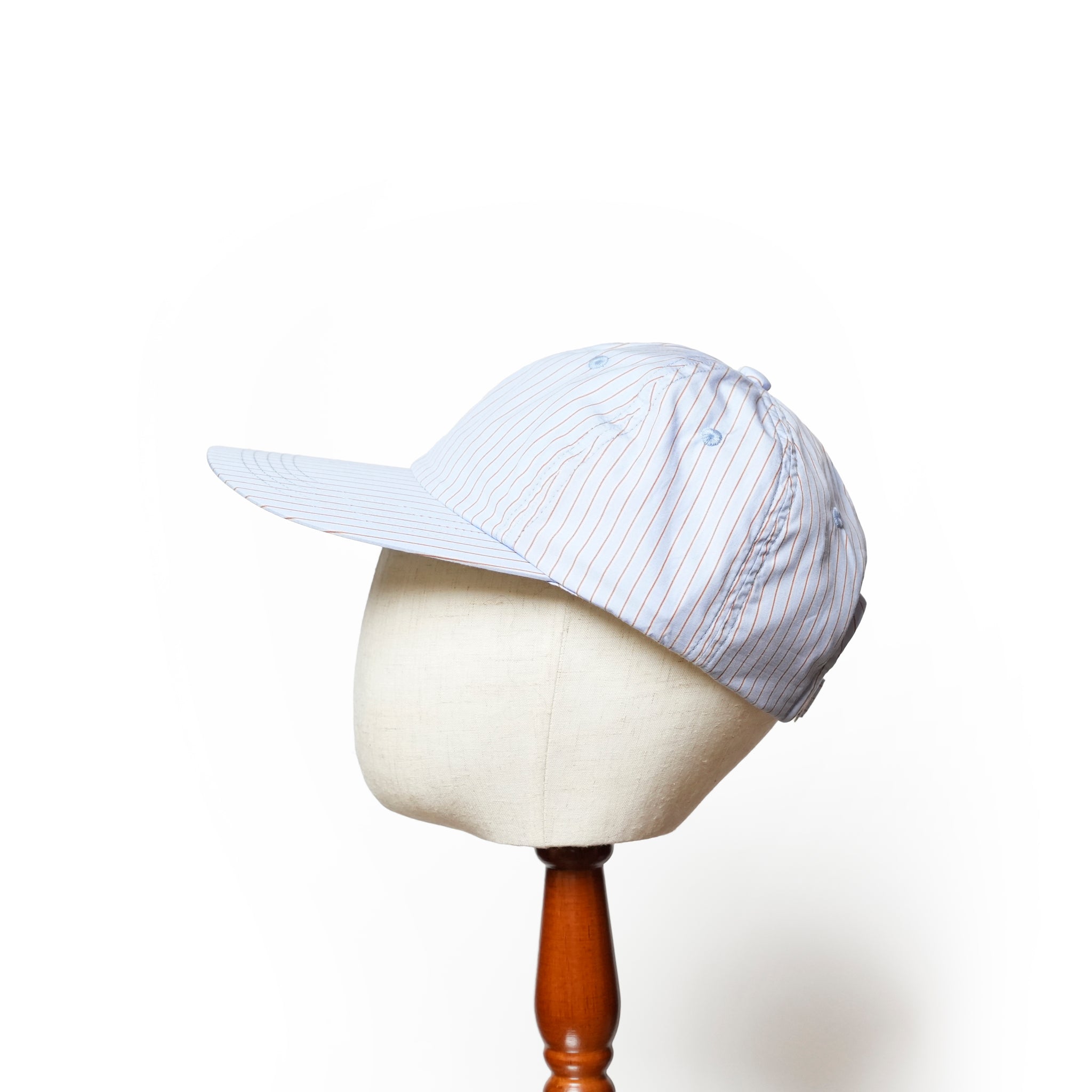 6 panel long brim cap | Color_Sax×Brown(S) | No_stf-001-sax×brown(s)【SHARE THE FANTASY_シェアザファンタジー】