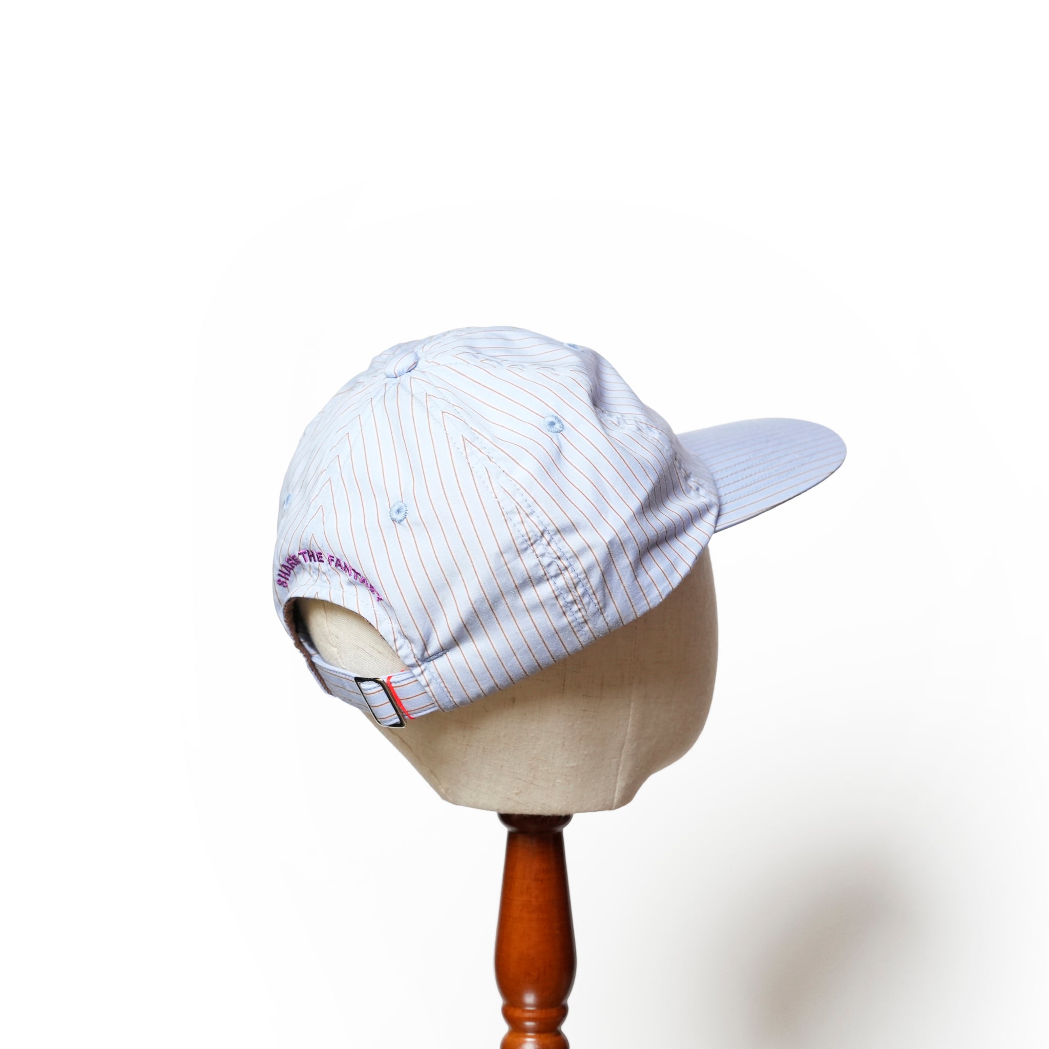 6 panel long brim cap – Sax×Brown(S) | stf-001-sax×brown(s) | SHARE TH