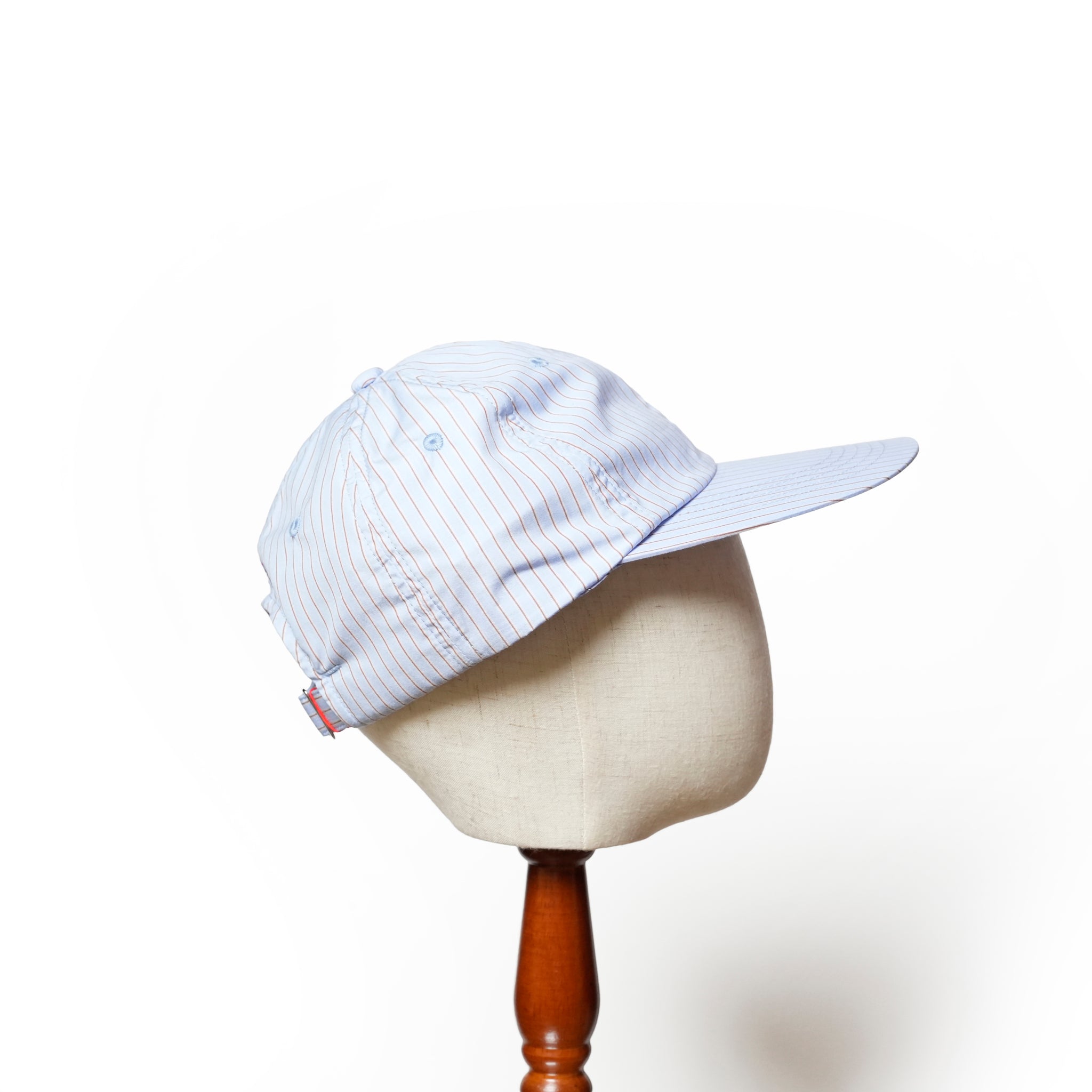6 panel long brim cap – Sax×Brown(S) | stf-001-sax×brown(s) | SHARE TH
