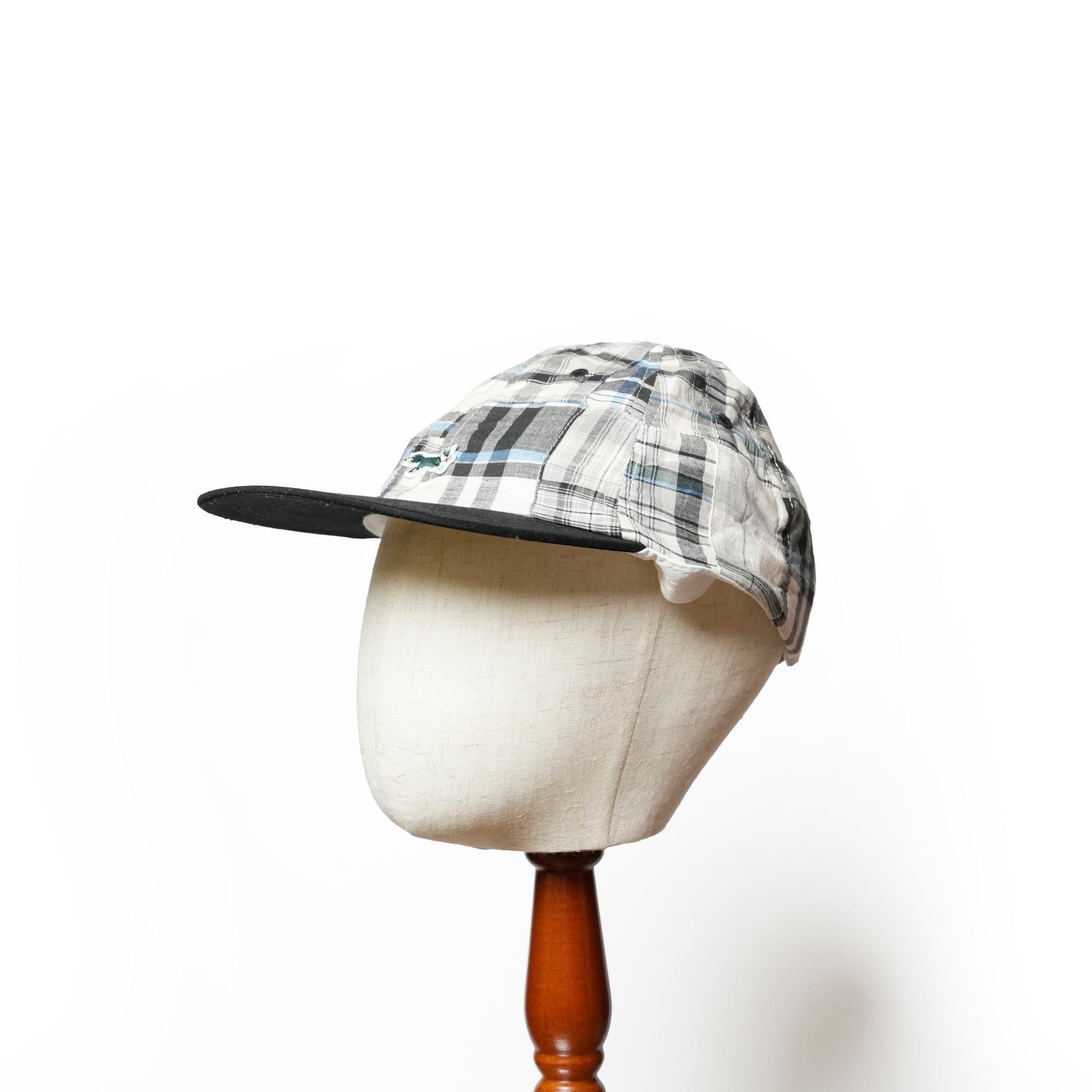 pn25s009_White | 90s patch work BB cap | Color:White【PENNYS_ぺニーズ】