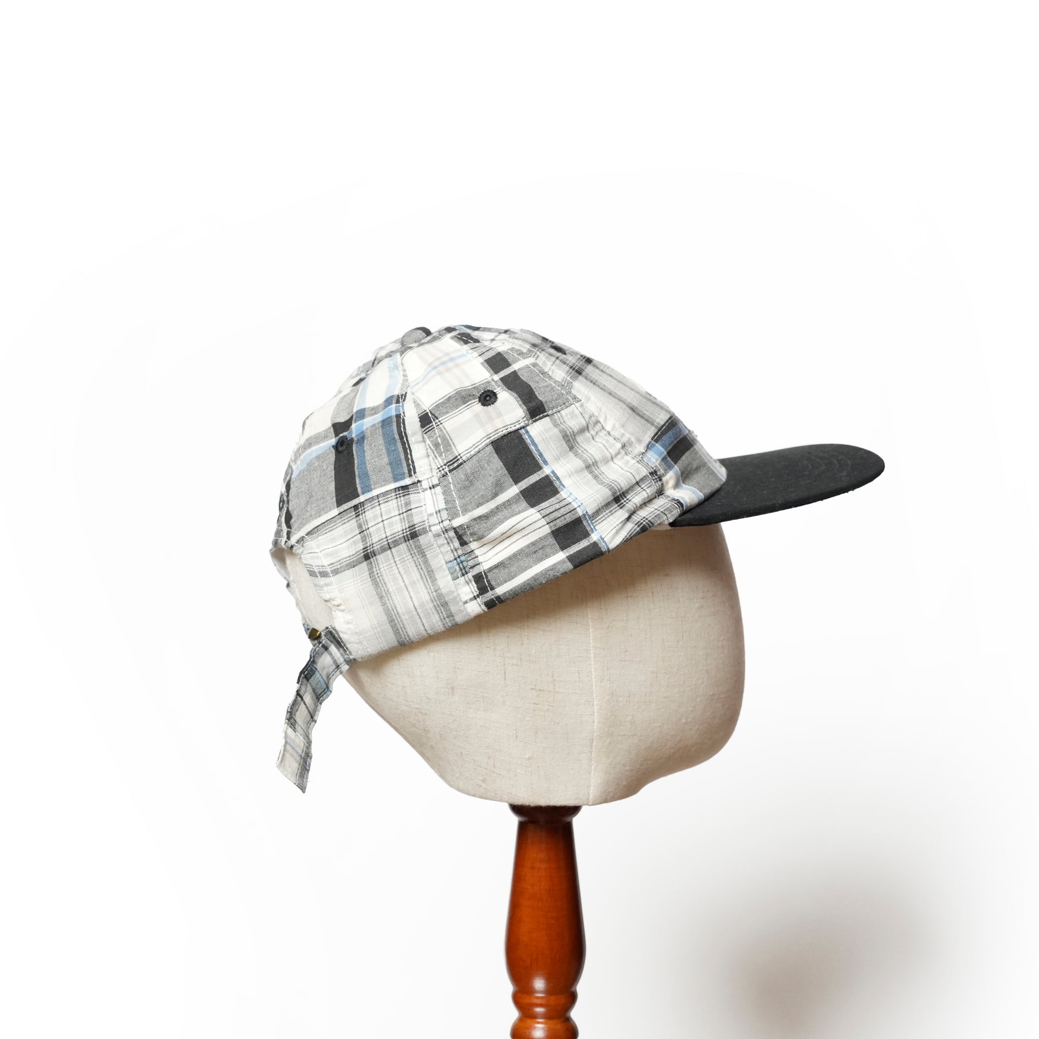 pn25s009_White | 90s patch work BB cap | Color:White【PENNYS_ぺニーズ】