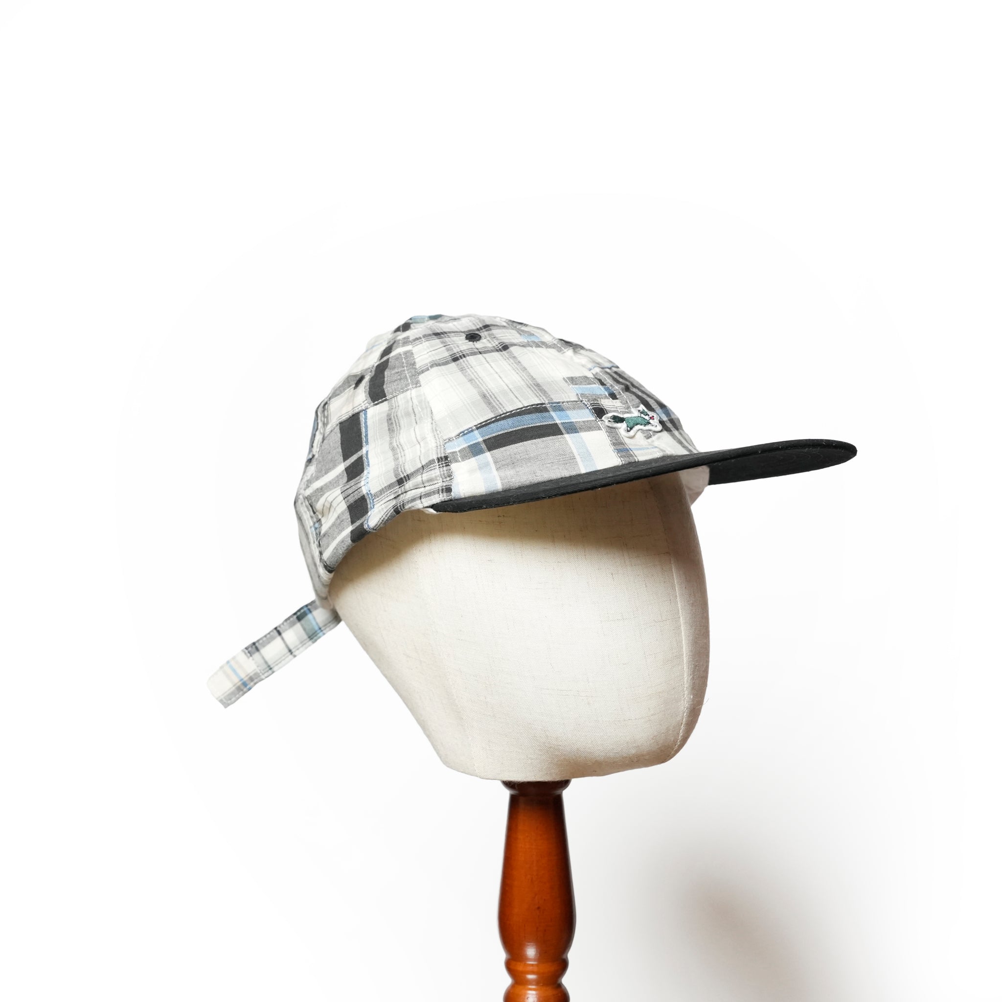 pn25s009_White | 90s patch work BB cap | Color:White【PENNYS_ぺニーズ】