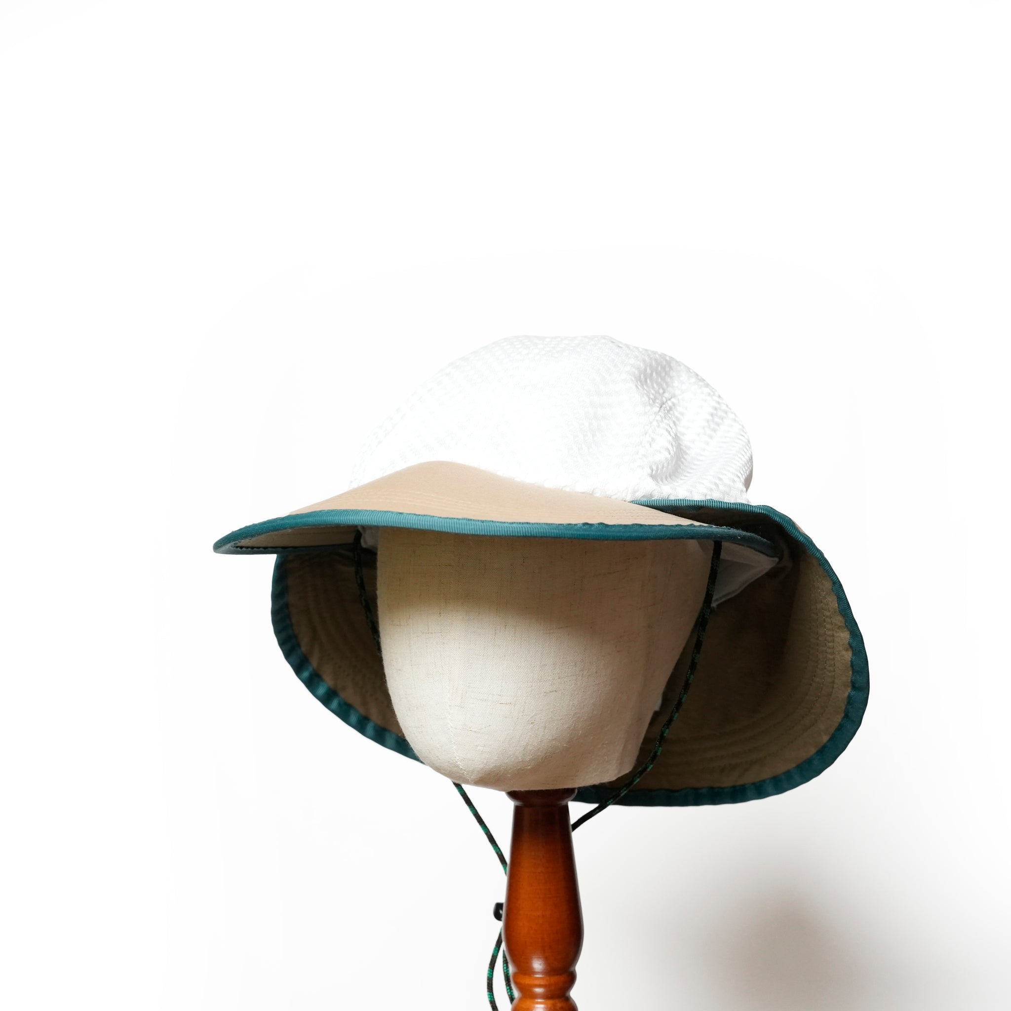 PH25SS-001_Beige | P.H. M. MESH TWOWAY HAT | Color:Beige【POWDERHORN MOUNTAINEERING_パウダーホーンマウンテニアリング】