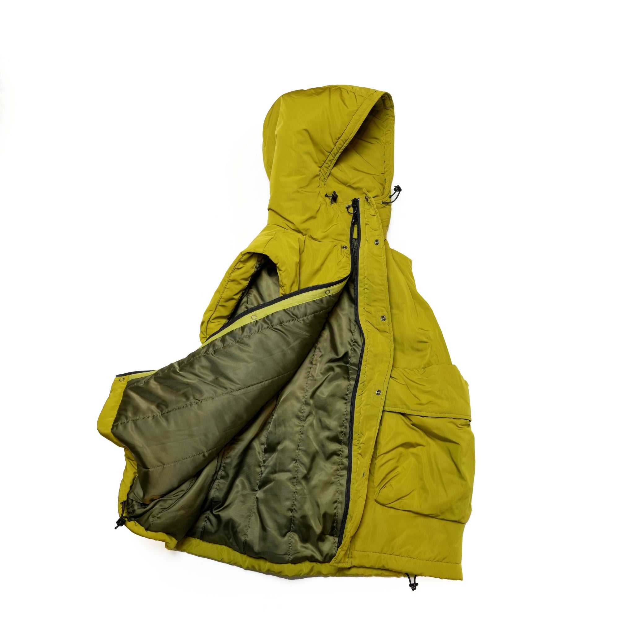 HYATT PUFF VEST – Lime | KELEN MEN