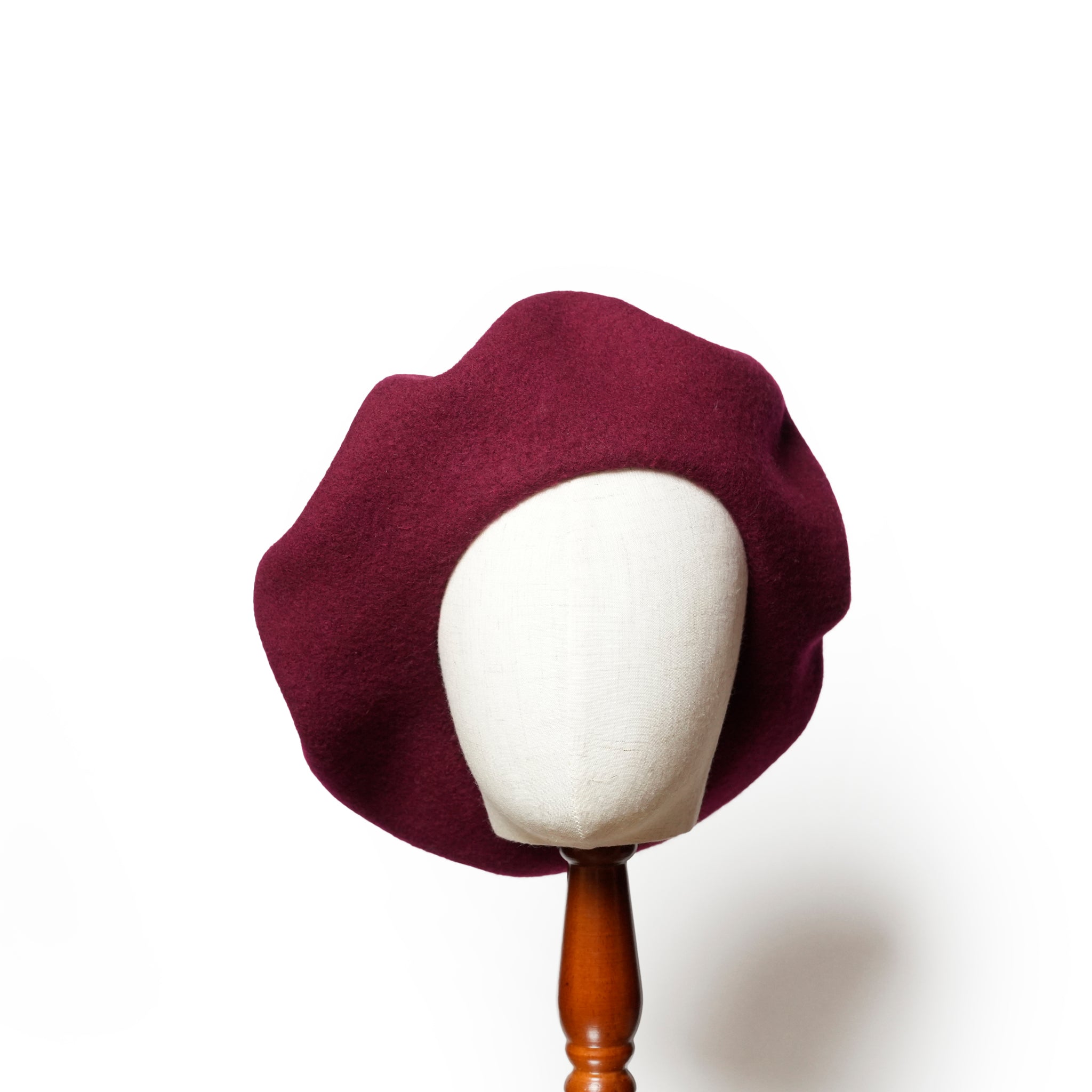 Big Basque Beret | Color:Black/GRAY/GREEN/NAVY/BURGUNDY【ORIGINAL