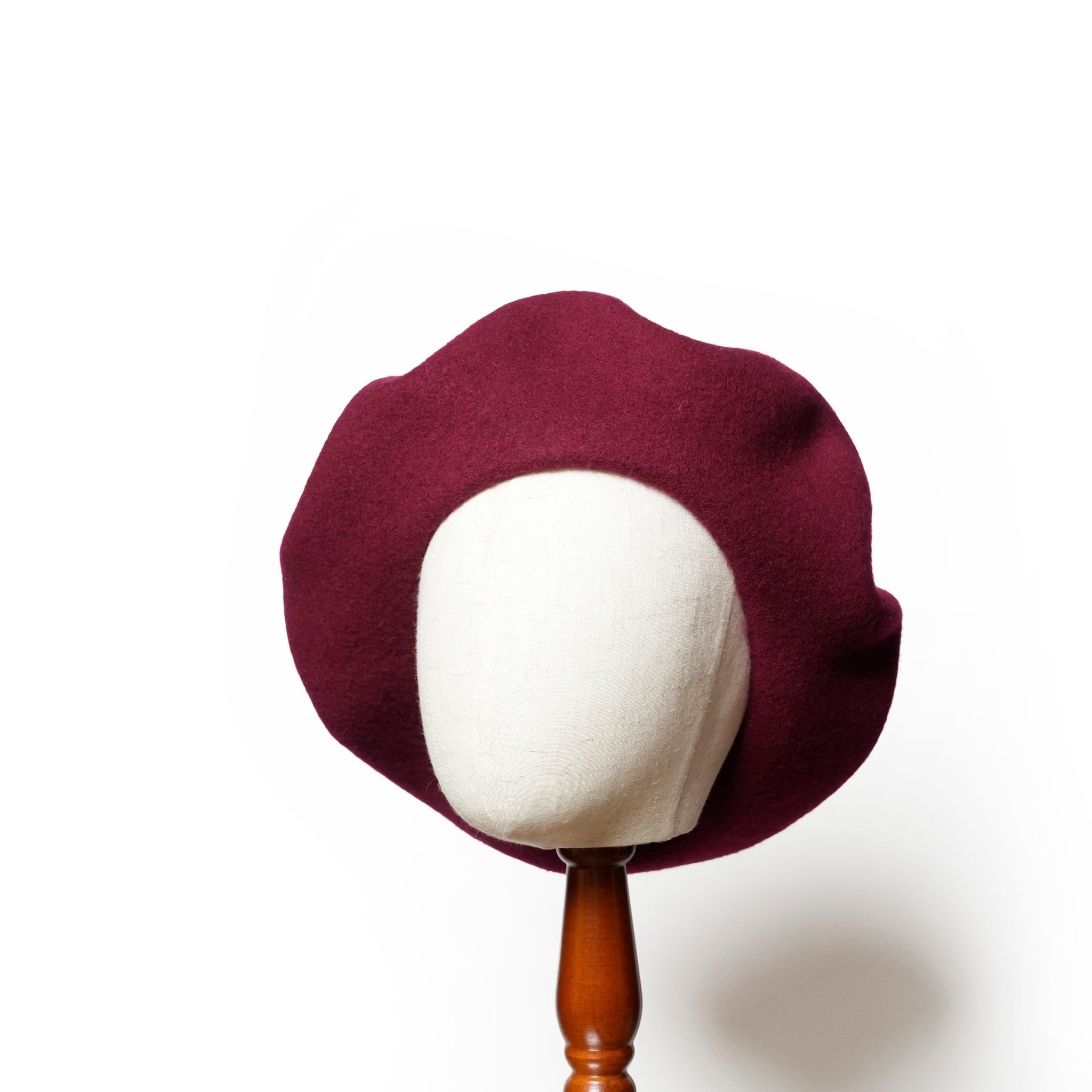 Big Basque Beret | Color:Black/GRAY/GREEN/NAVY/BURGUNDY【ORIGINAL JOHN_オリジナルジョン】