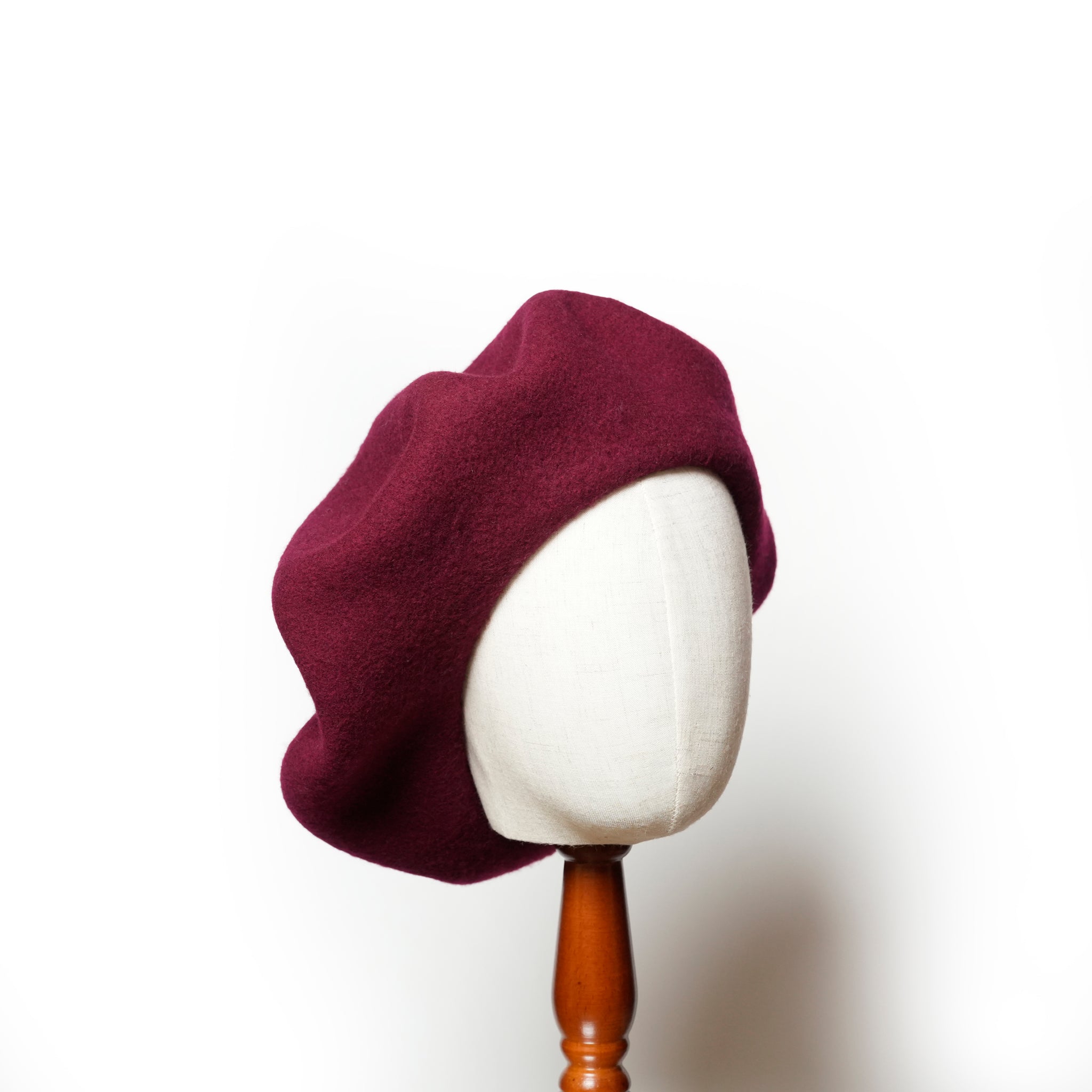 Big Basque Beret | Color:Black/GRAY/GREEN/NAVY/BURGUNDY【ORIGINAL JOHN_オリジナルジョン】