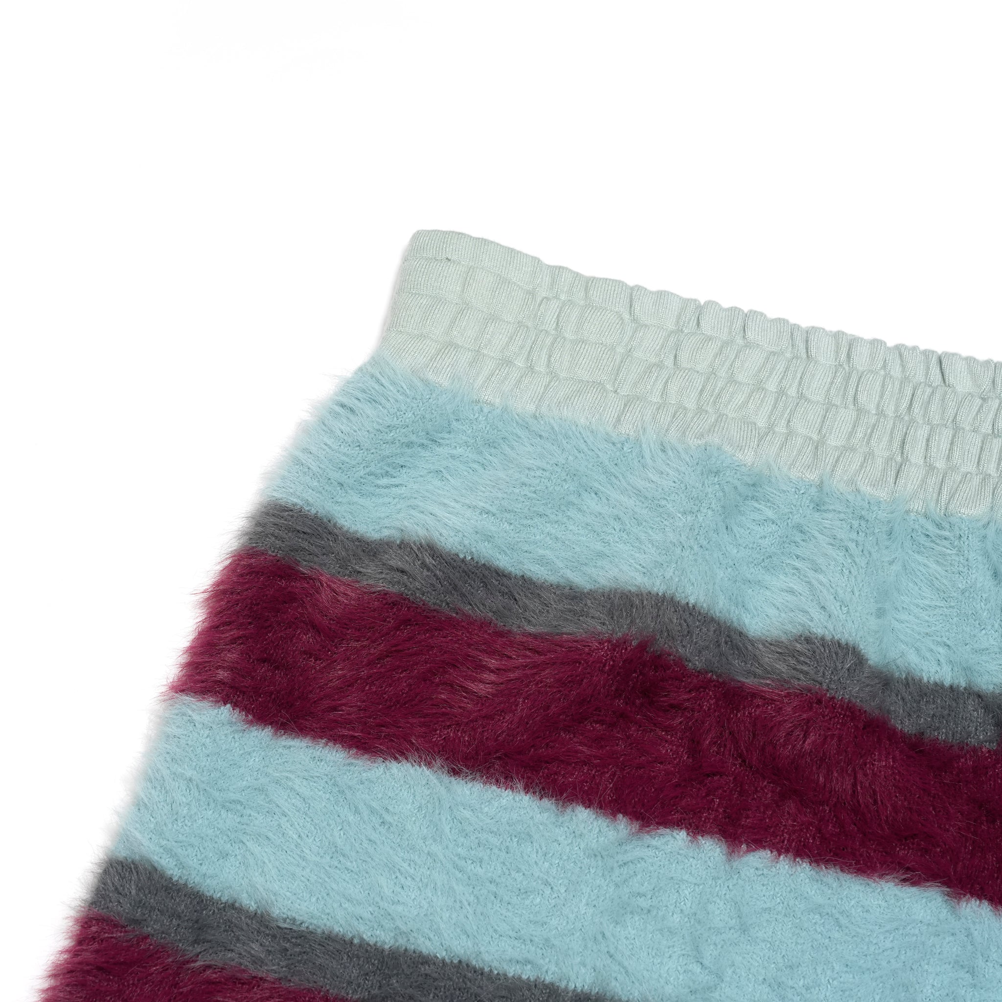 Feather Knit Skirt-Multi Border | Color:マルチボーダー【AMBERGLEAM_アンバーグリーム】1330151113