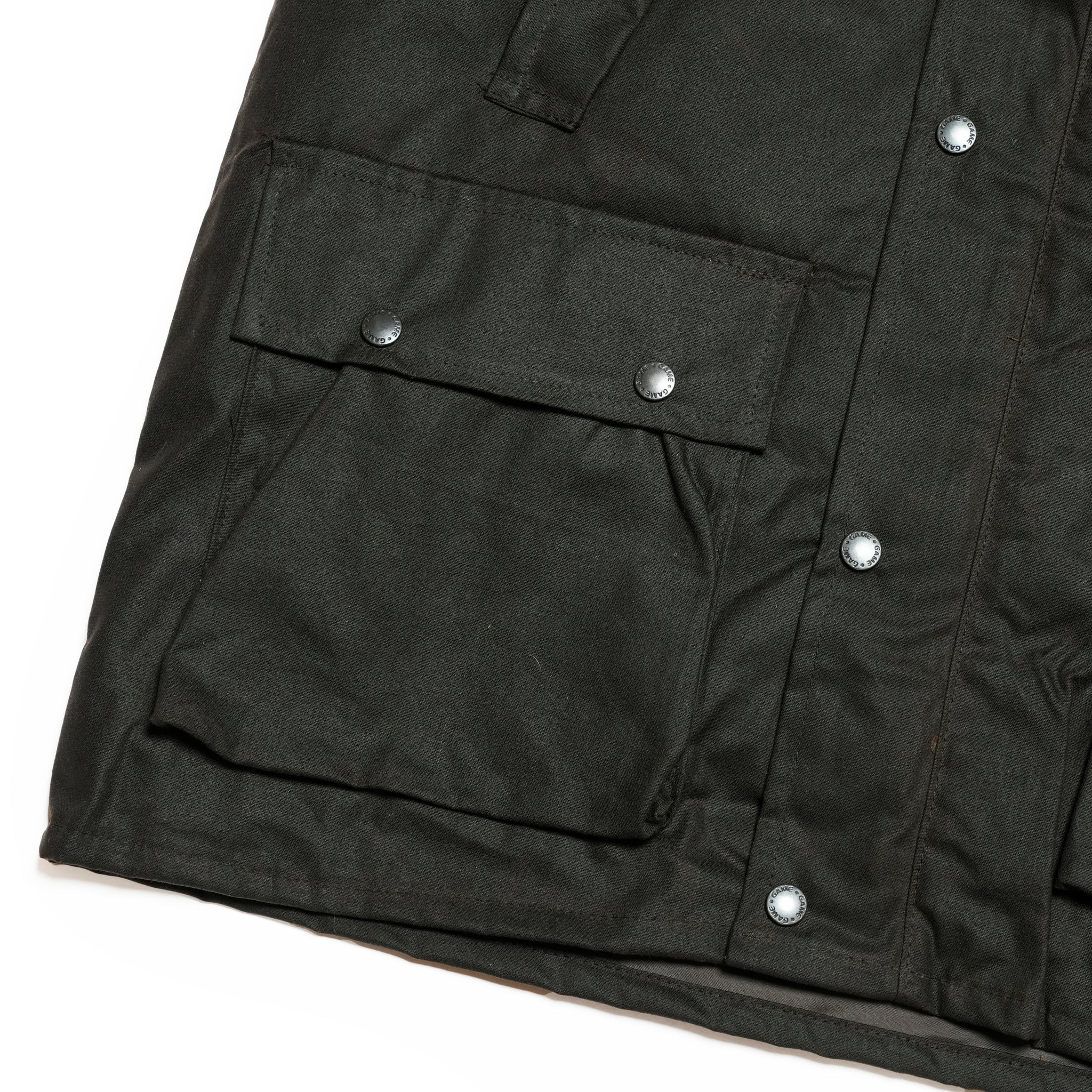 Game Classic Wax Gilet | Color_Brown/Olive 【 Game Technical Apparel】