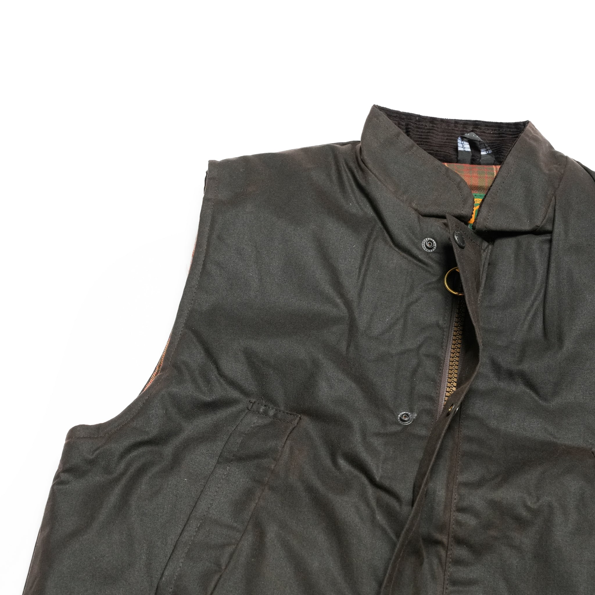 Game Classic Wax Gilet | Color_Brown/Olive 【 Game Technical Apparel】
