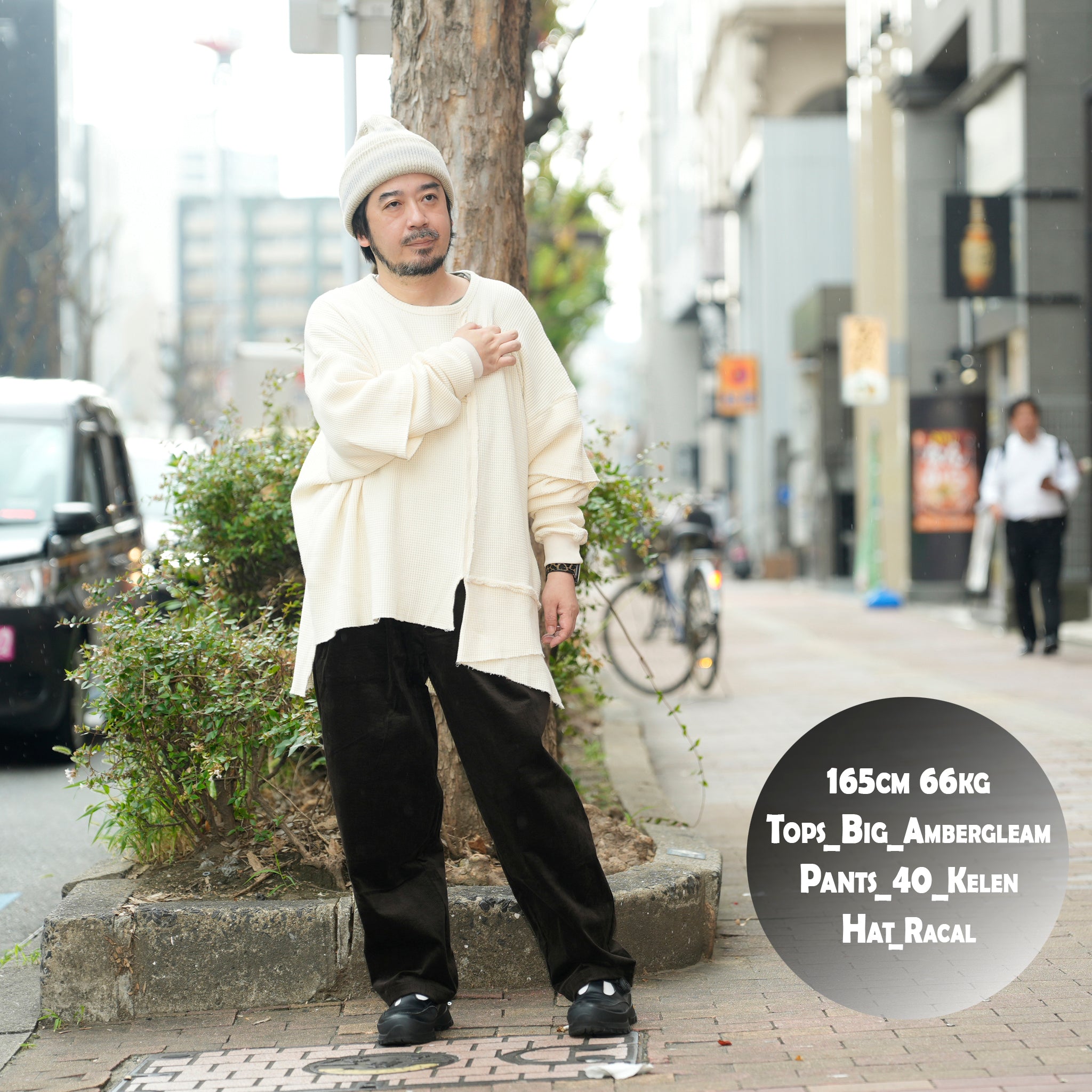 Unbalanced Cutting Thermal-White Musk | Color:ホワイトムスク【AMBERGLEAM_アンバーグリーム】1332151111