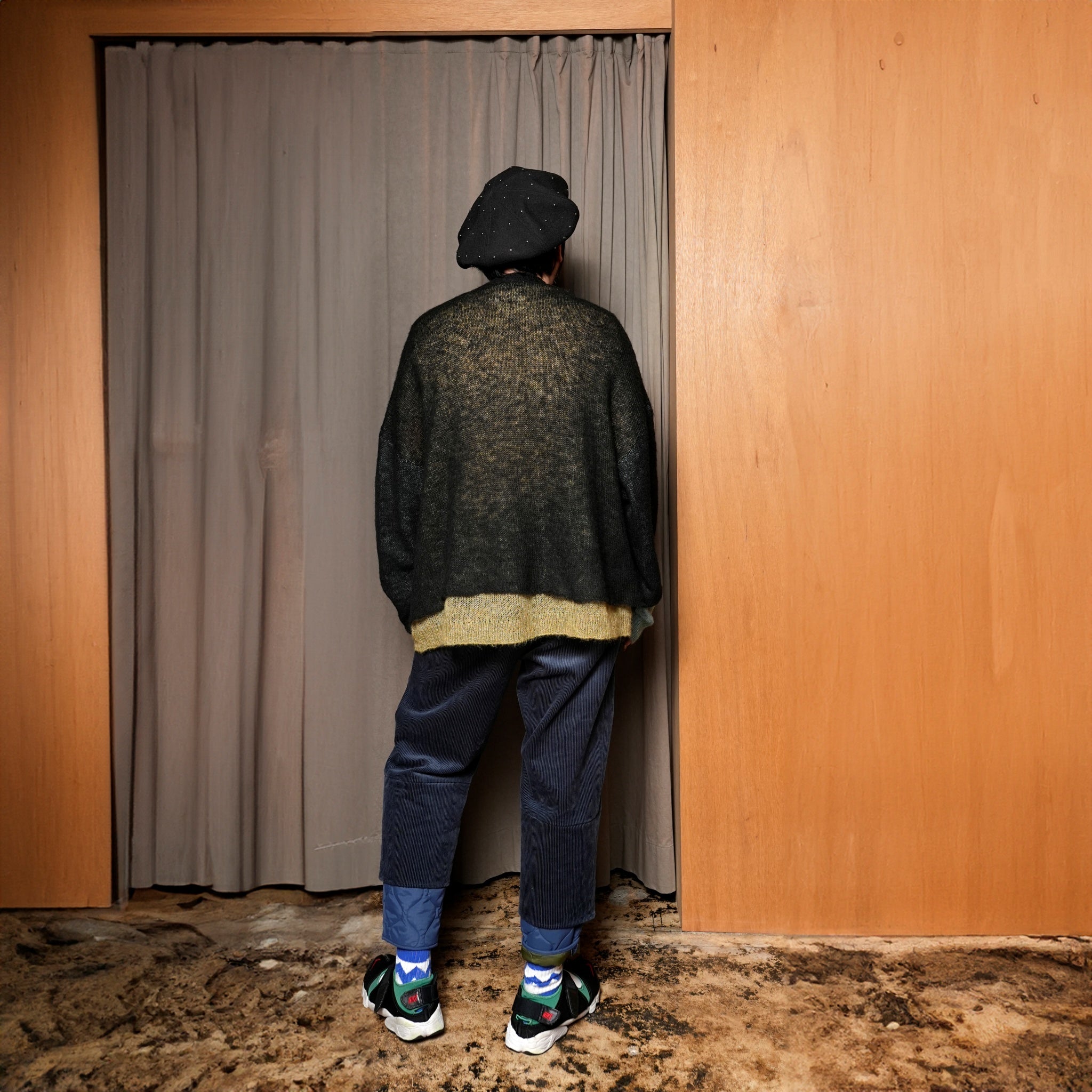 SF24AW-02_BLUE | Layer Corduroy Pants | Color:Blue【STOF_ストフ】