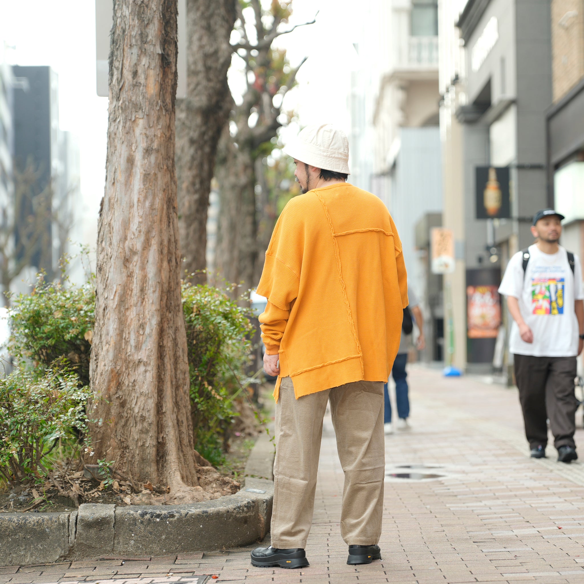 Unbalanced Cutting Thermal-Honey Orange | Color:ハニーオレンジ【AMBERGLEAM_アンバーグリーム】1332151111