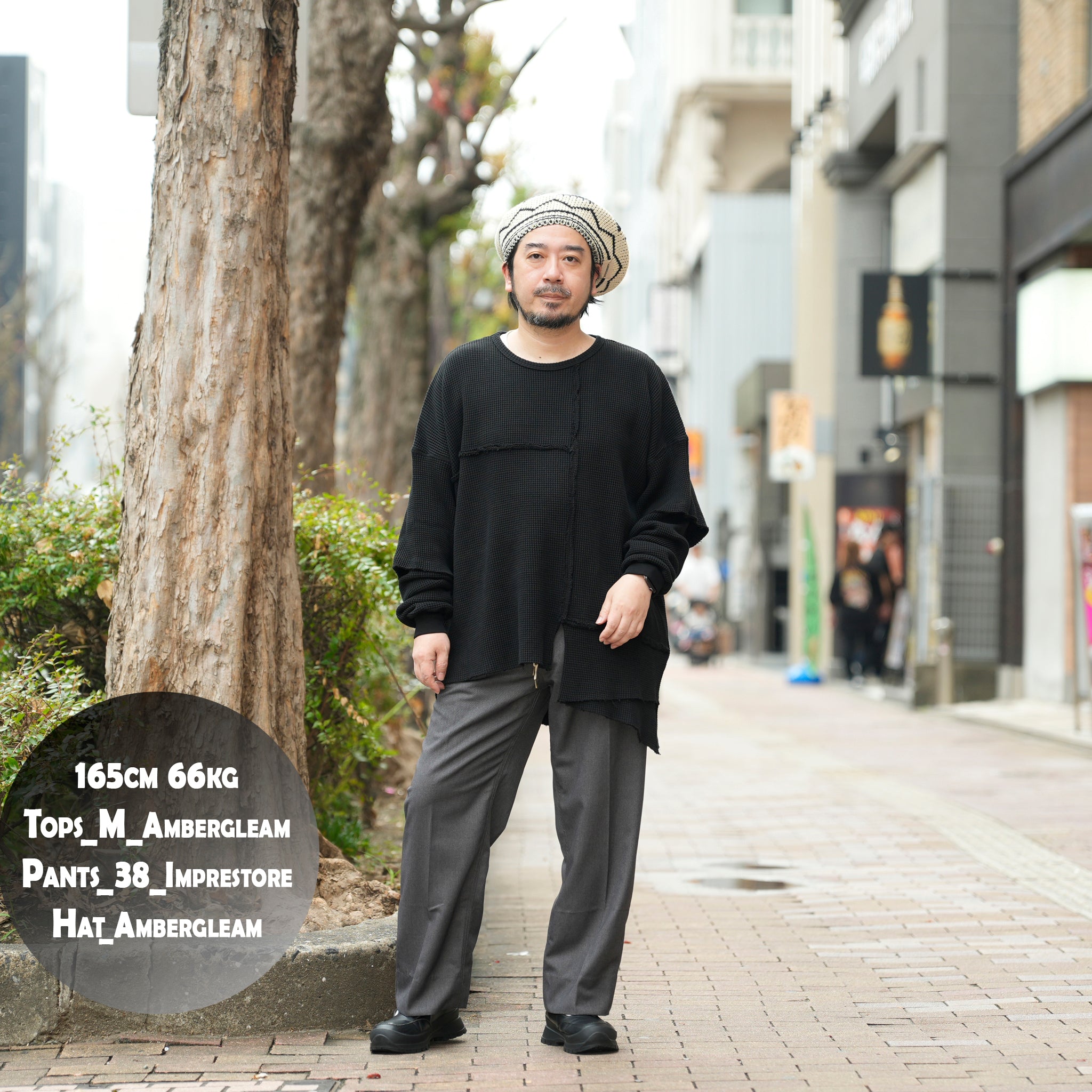 Frisco pants -sta-prest twill / DOC-Prest (Charcoal) 【IMPRESTORE_インプレストア】CZ-ImSt-359A