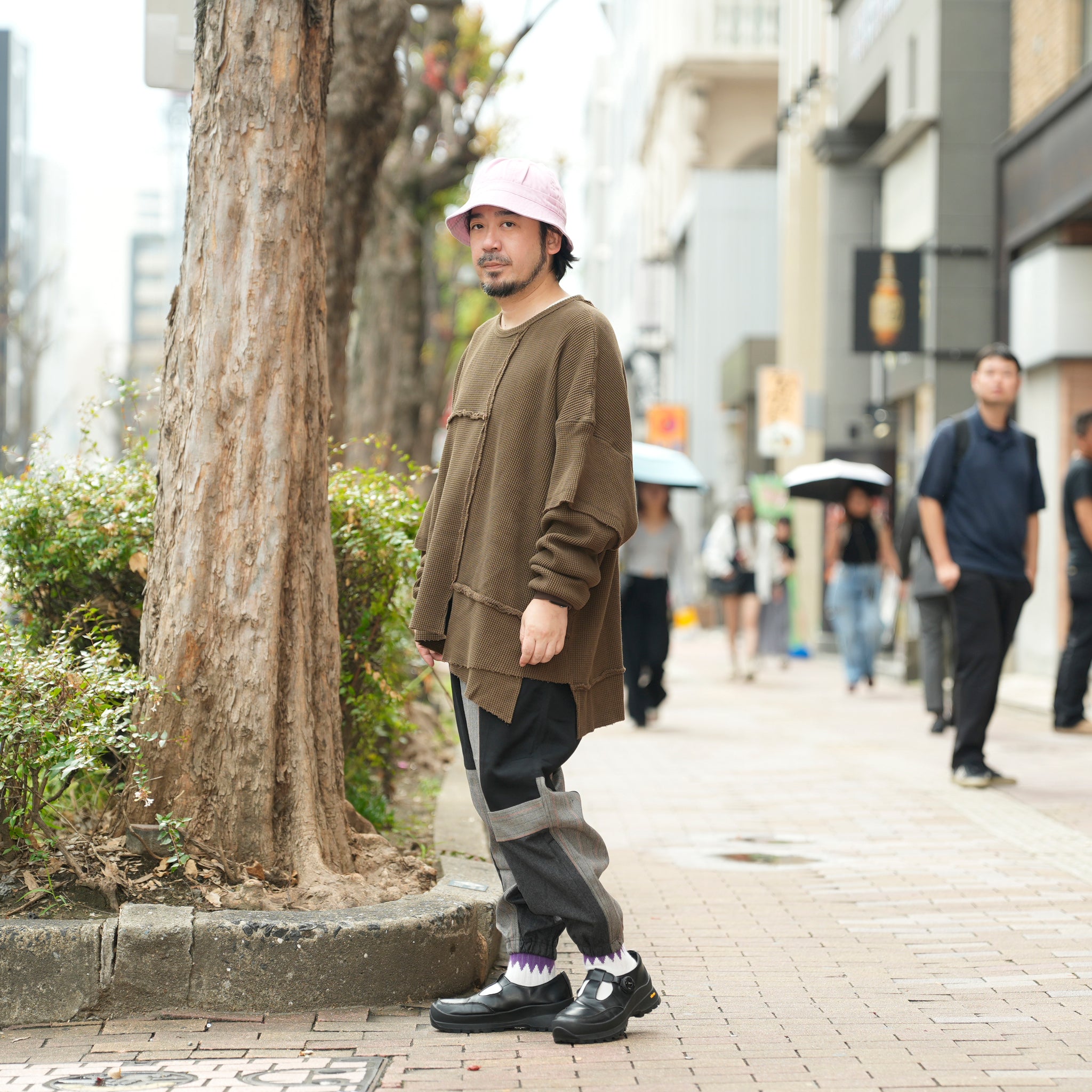 Unbalanced Cutting Thermal-Earth Brown | Color:アースブラウン【AMBERGLEAM_アンバーグリーム】1332151111