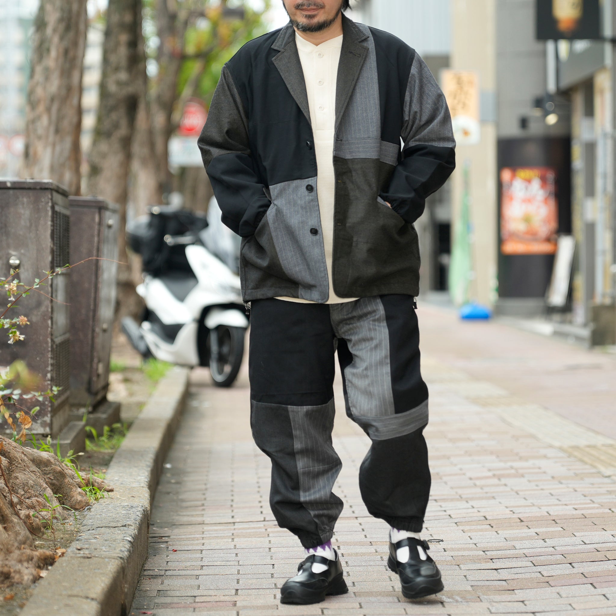 Nasngwam. | ナスングワム MODS COAT #BLACK NOBLE JACKET – 01-Black | NASNGWAM