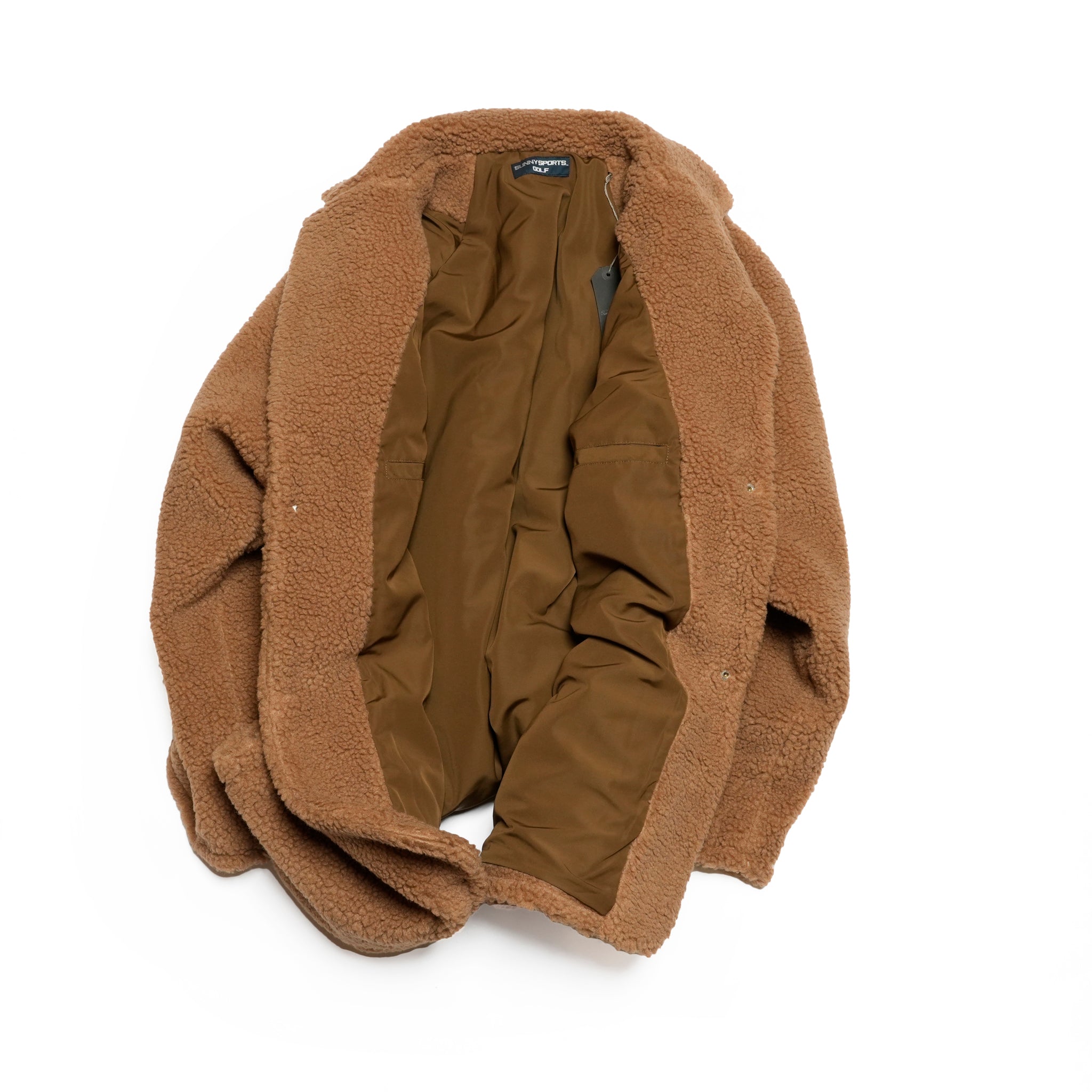 notch collar 2B raglan jacket | Color_Black Boa Fleece | No_sn25f006_black boa fleece【SUNNY SPORTS_サニースポーツ】