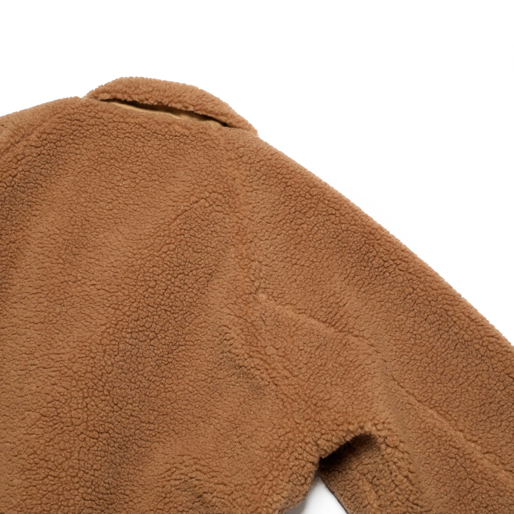 notch collar 2B raglan jacket | Color_Black Boa Fleece | No_sn25f006_black boa fleece【SUNNY SPORTS_サニースポーツ】