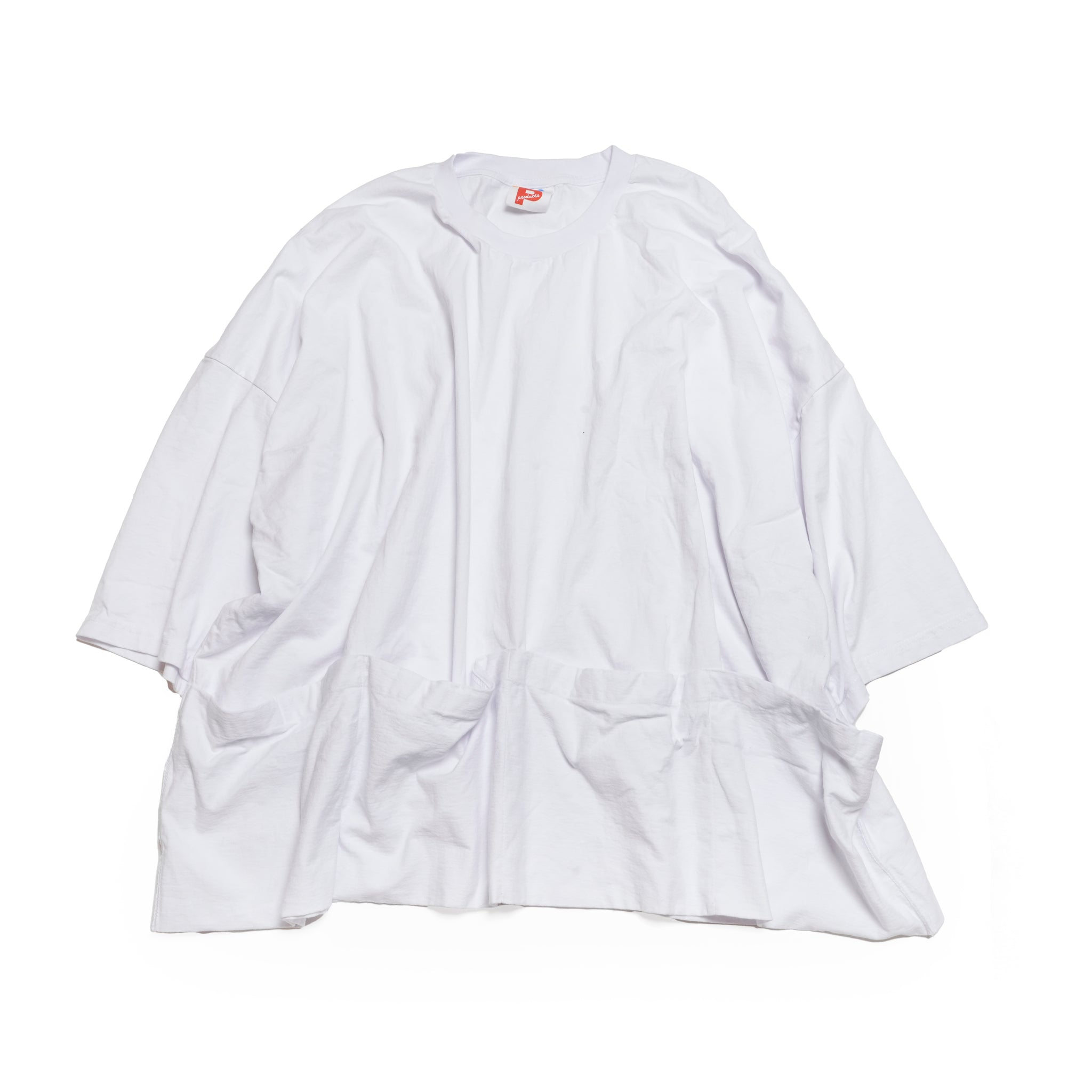 BIG P. SUPER SIZE APLON TEE #26SS-13  | Color:White 【Big P Products】