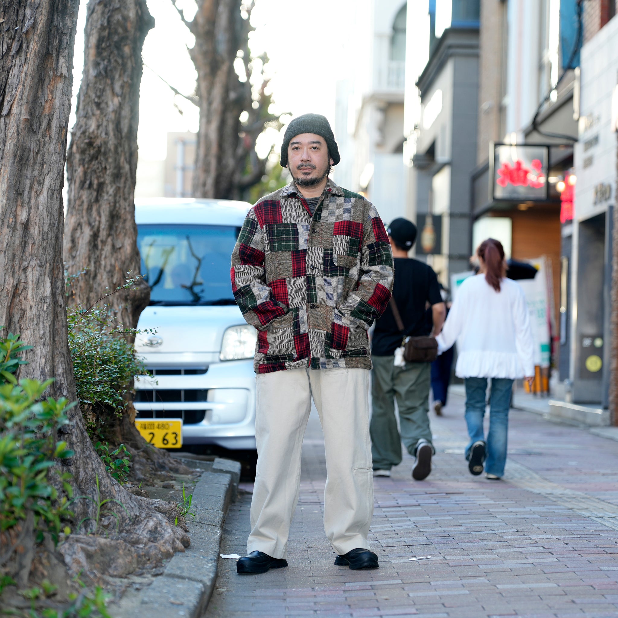 Italian Jail Jacket w/Lining | Color_Wool Patchwork | No_m32880-4_wool patchwork【MONITALY_モニタリー】