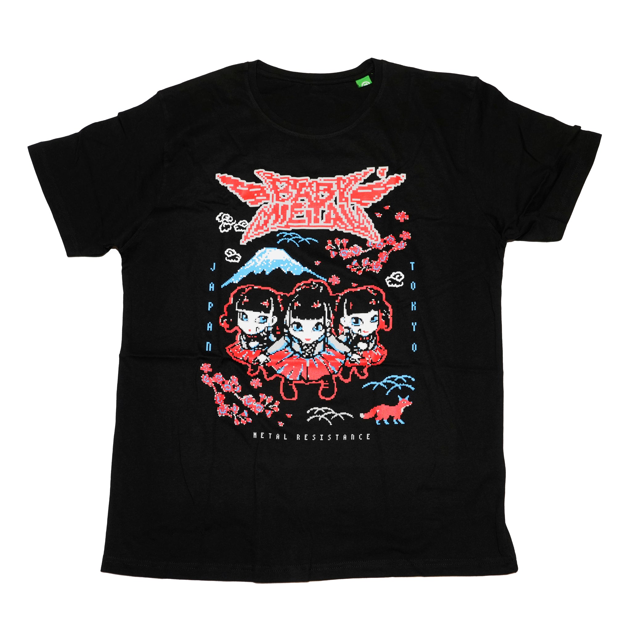 Babymetal Unisex T-Shirt: Pixel Tokyo (Black) | 【CULTURE TEE】BABYMTS01MB【ネコポス選択可能】