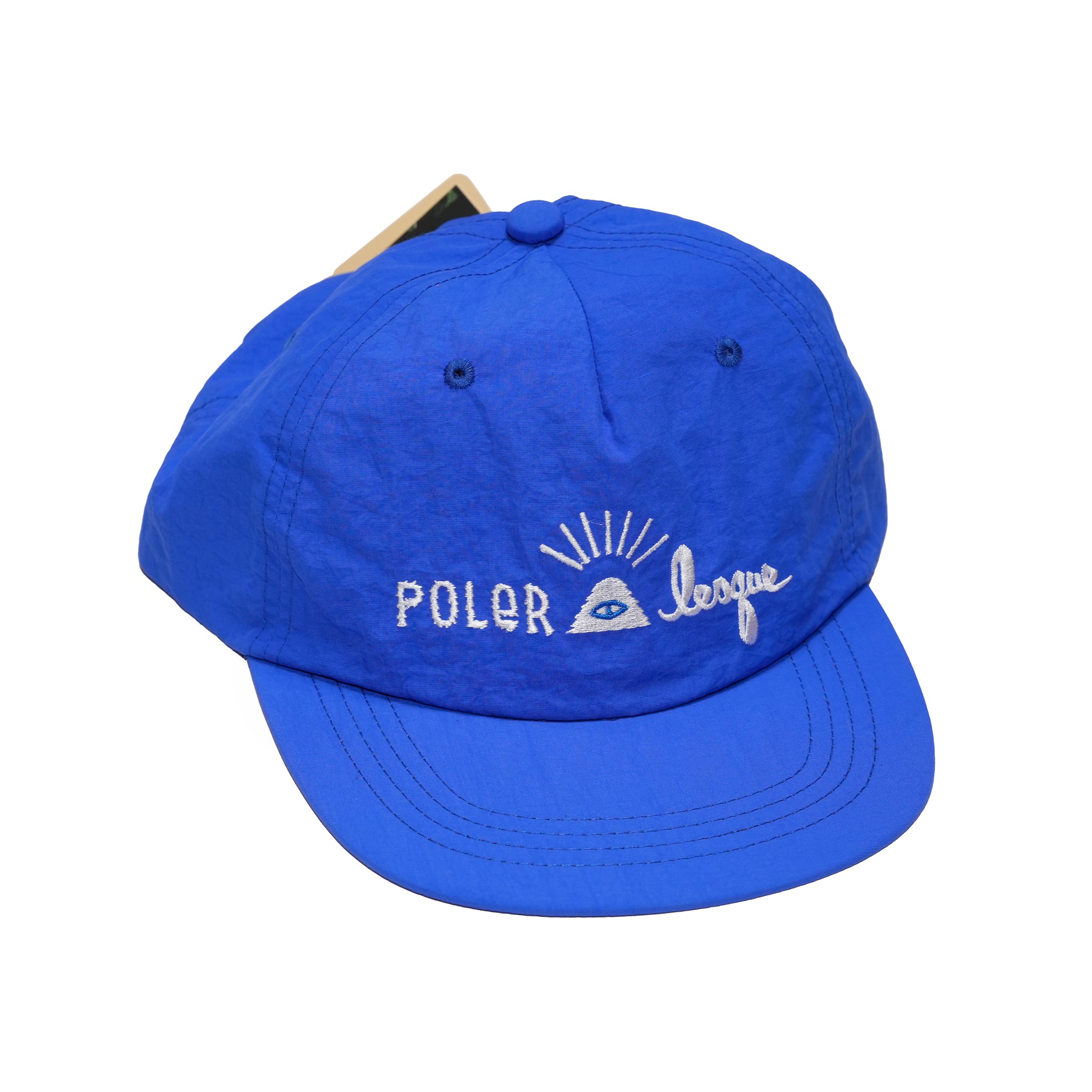 EMB NYLON CAP | Color:Blue【POLER_ポーラー】251MCV0200